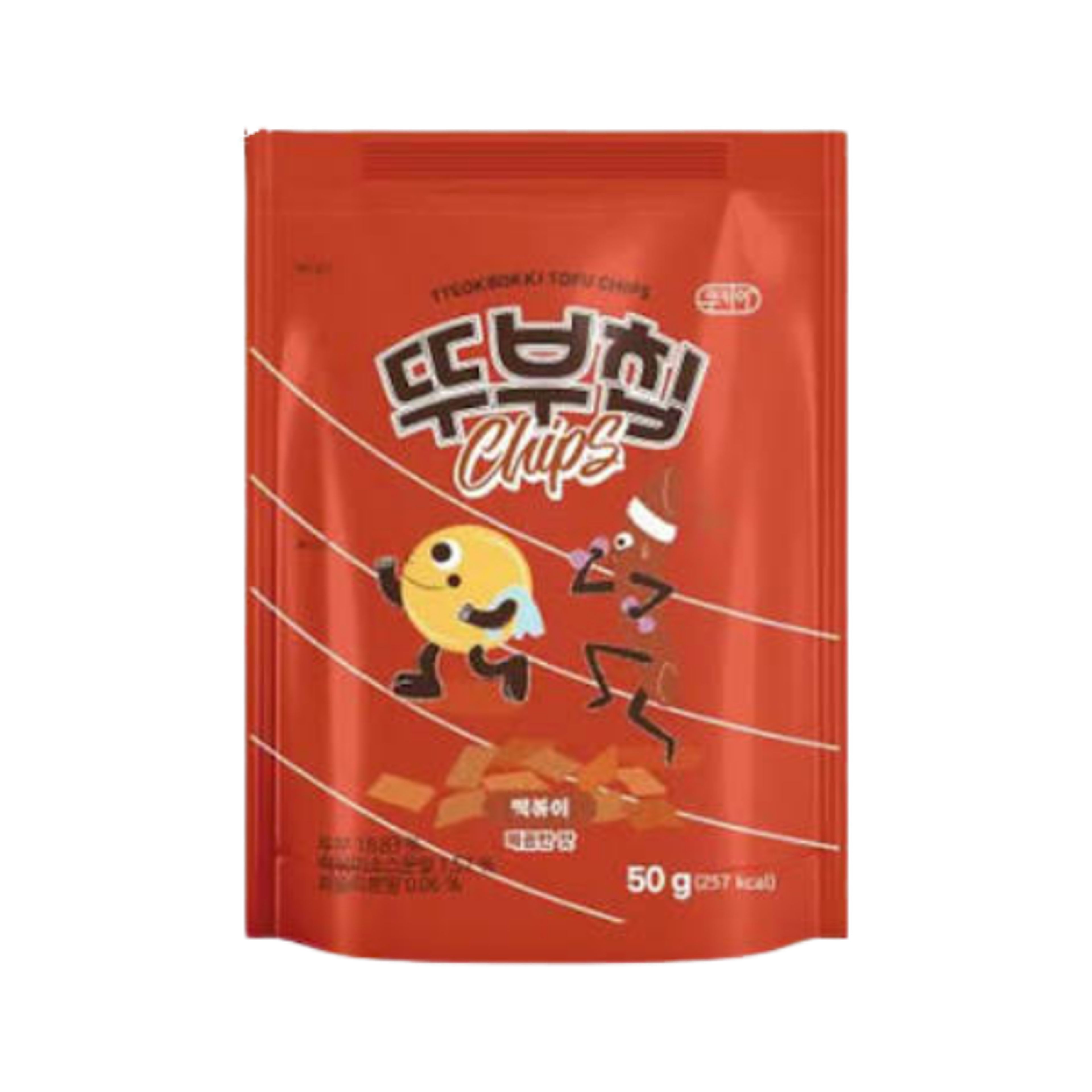  COOKIA Tofu-Snack Tteokbokki: Knusprig & Koreanisch Würzig (50g)