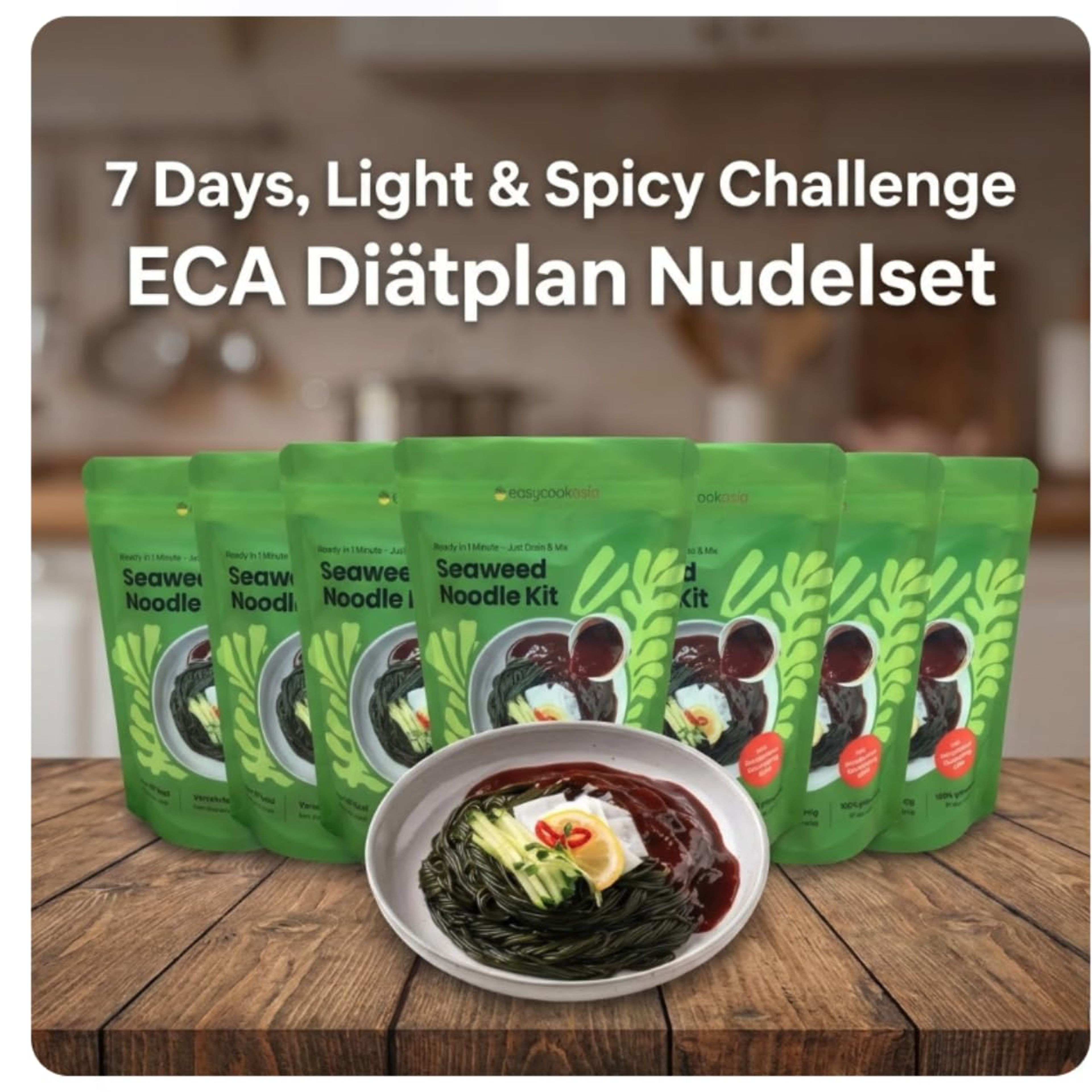 ECA Seaweed Noodle with Spicy Sauce 391 g