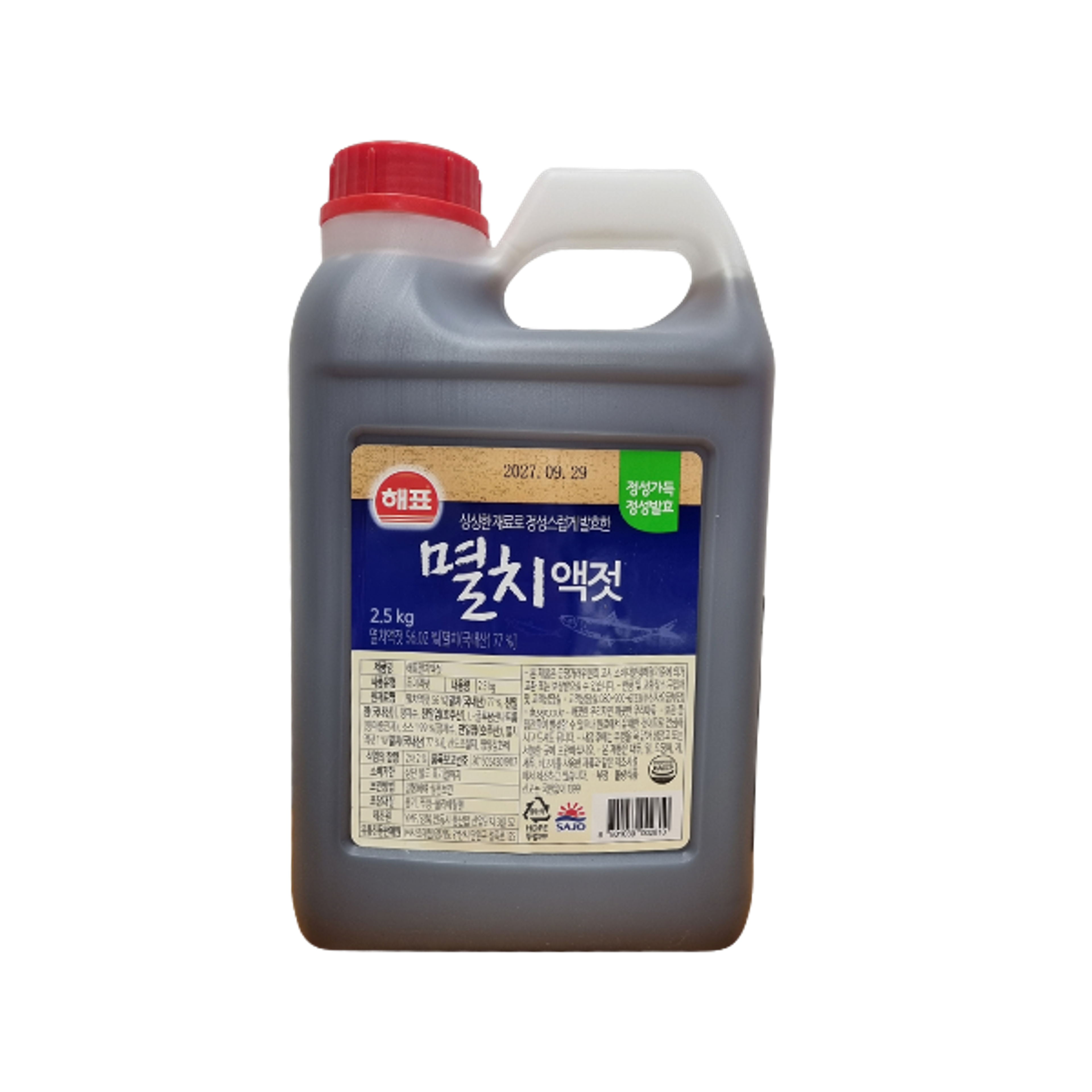 HAEPYO Anchovy Sauce 2.5 kg | Korean Fish Sauce