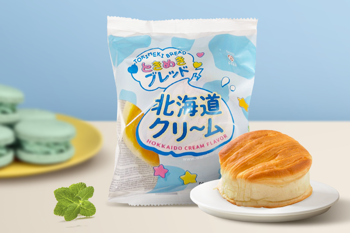Tokimeki Japanisches Brot Hokkaido-Sahne-Geschmack 70g