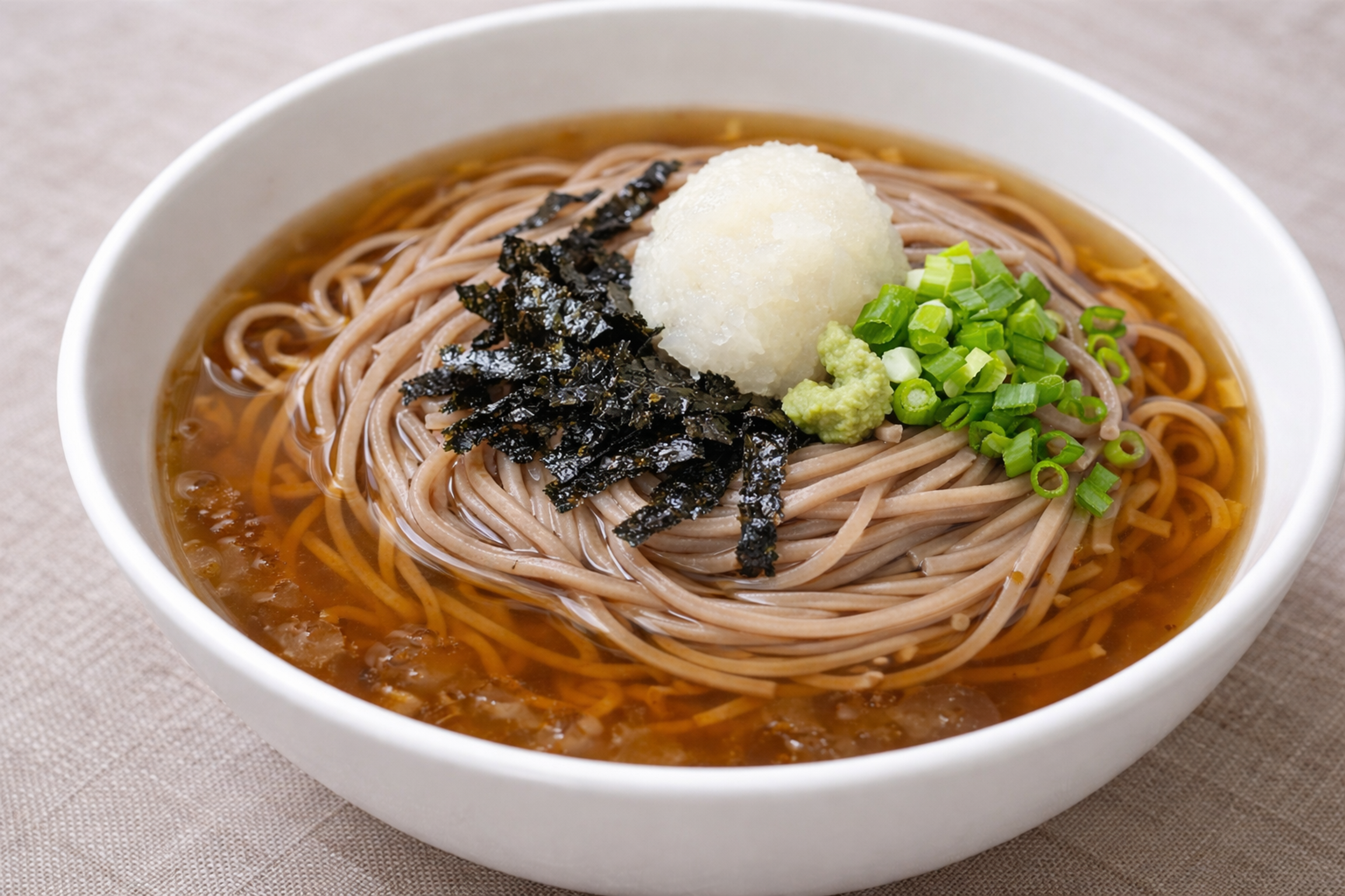 Soba Nudeln Rezept – Kalte Soba Nudeln mit Brühe