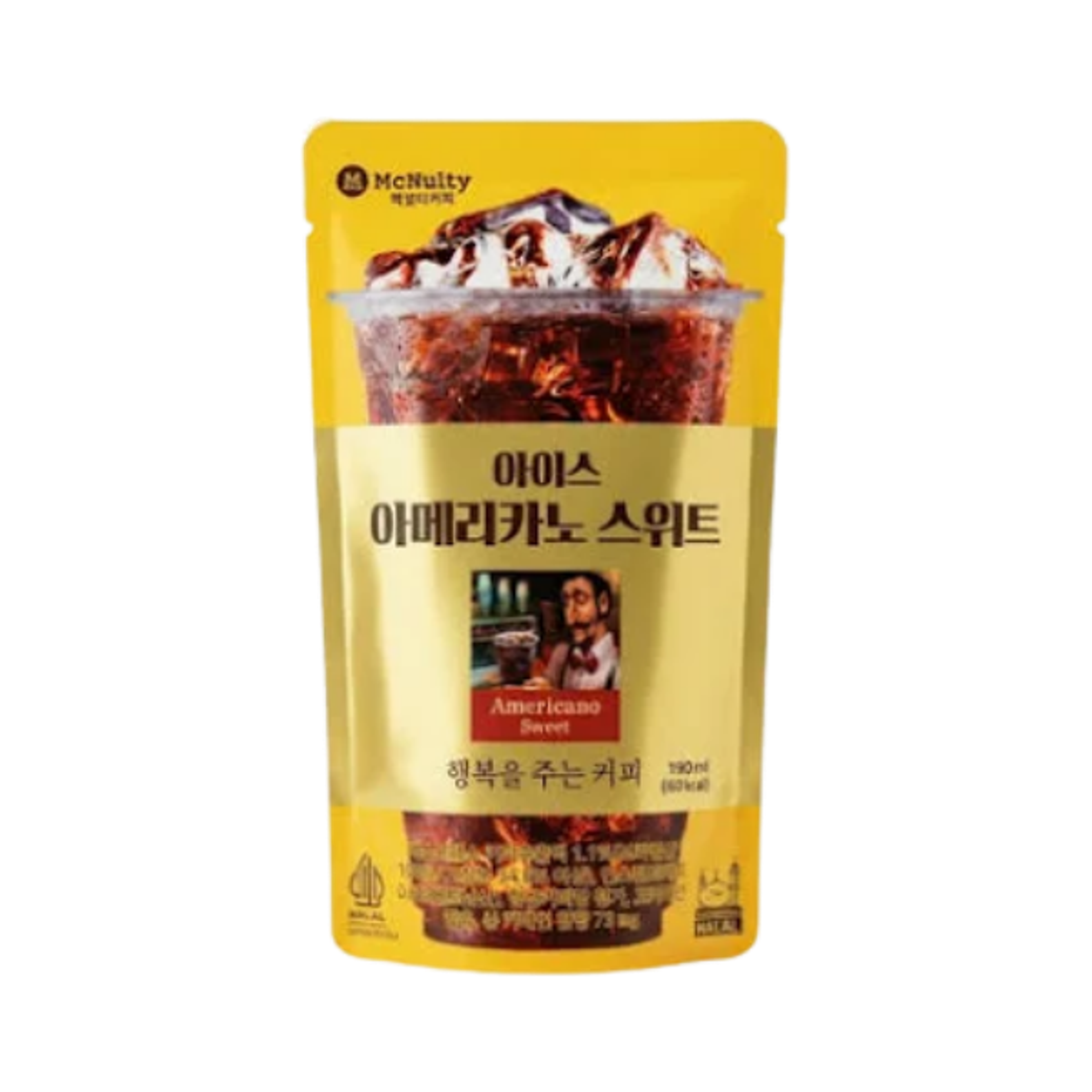 McNulty Ice Americano Sweet 190ml – Erfrischender Eiskaffee im praktischen Pouch