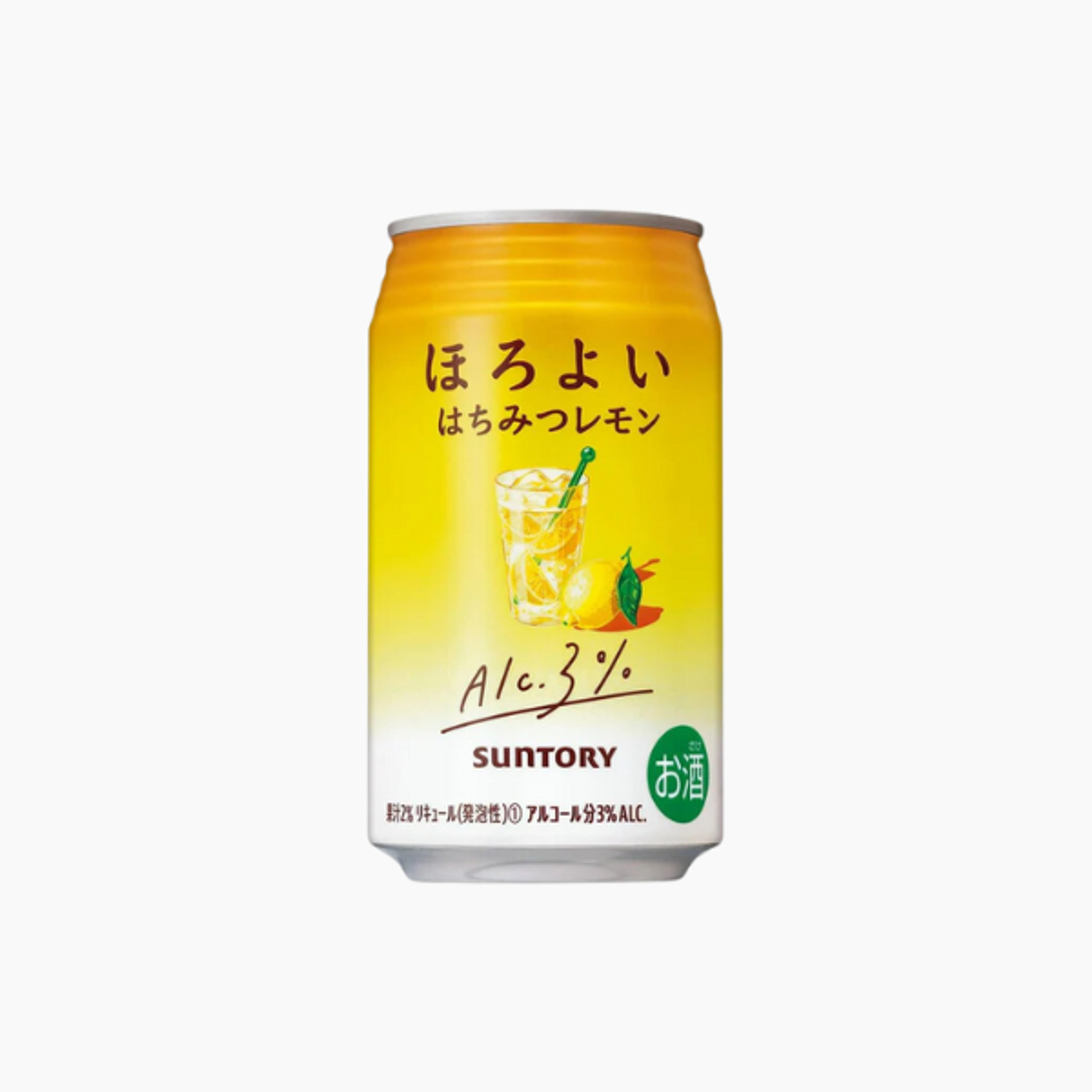 SUNTORY Horoyoi Lemon Honey 3% 350ml – Fruchtig, süß und erfrischend mit Zitronen-Honig-Geschmack