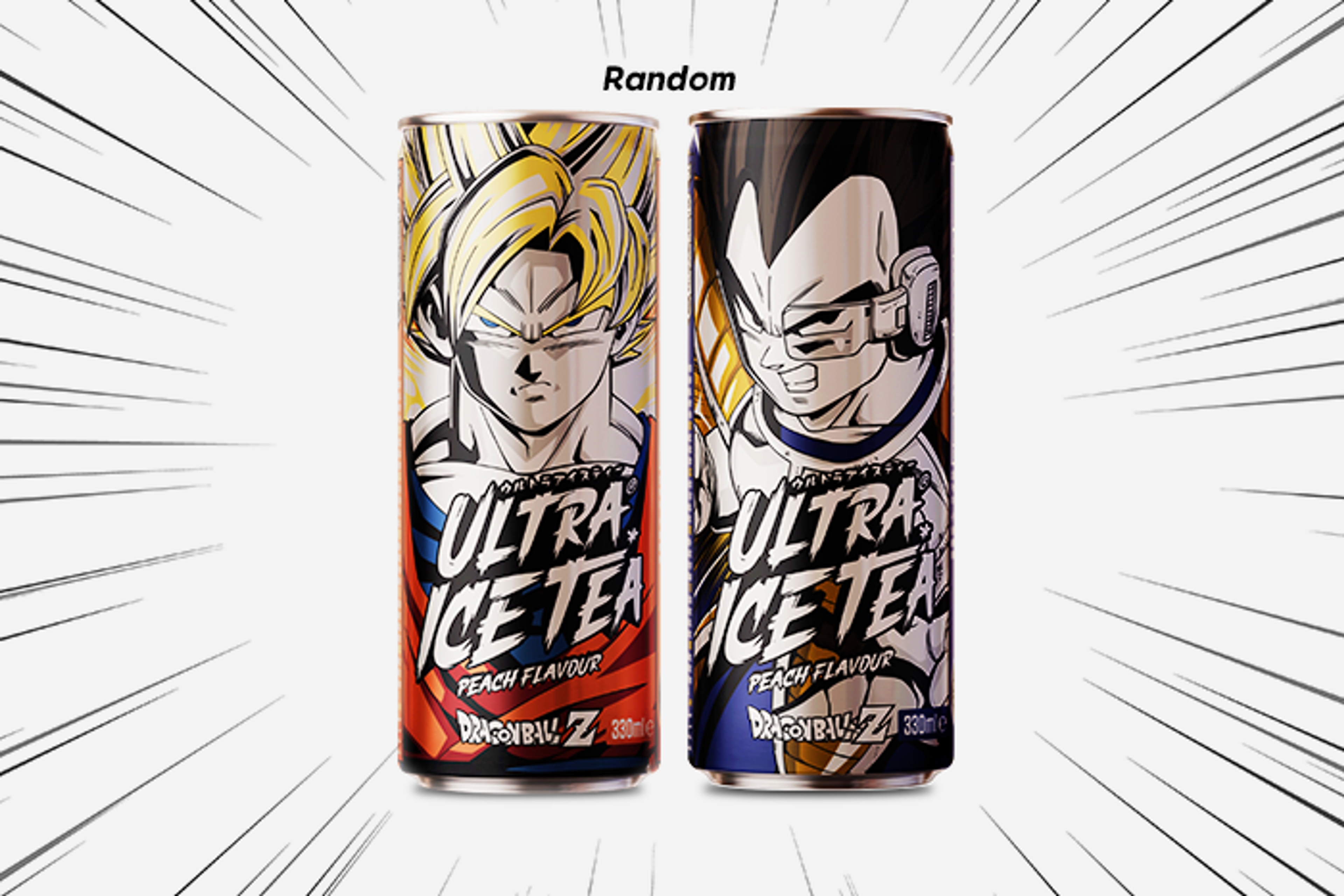 Dragon Ball Z Ultra Ice Tea Peach Flavour 330ml