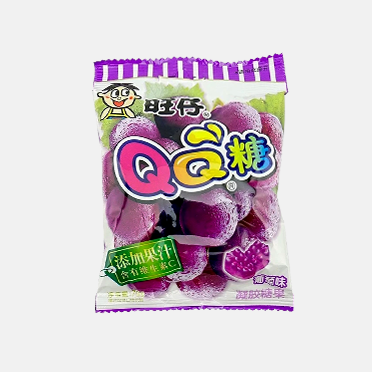 Want Want QQ Gummibonbons Traubengeschmack 70g – Einzigartiger Genuss