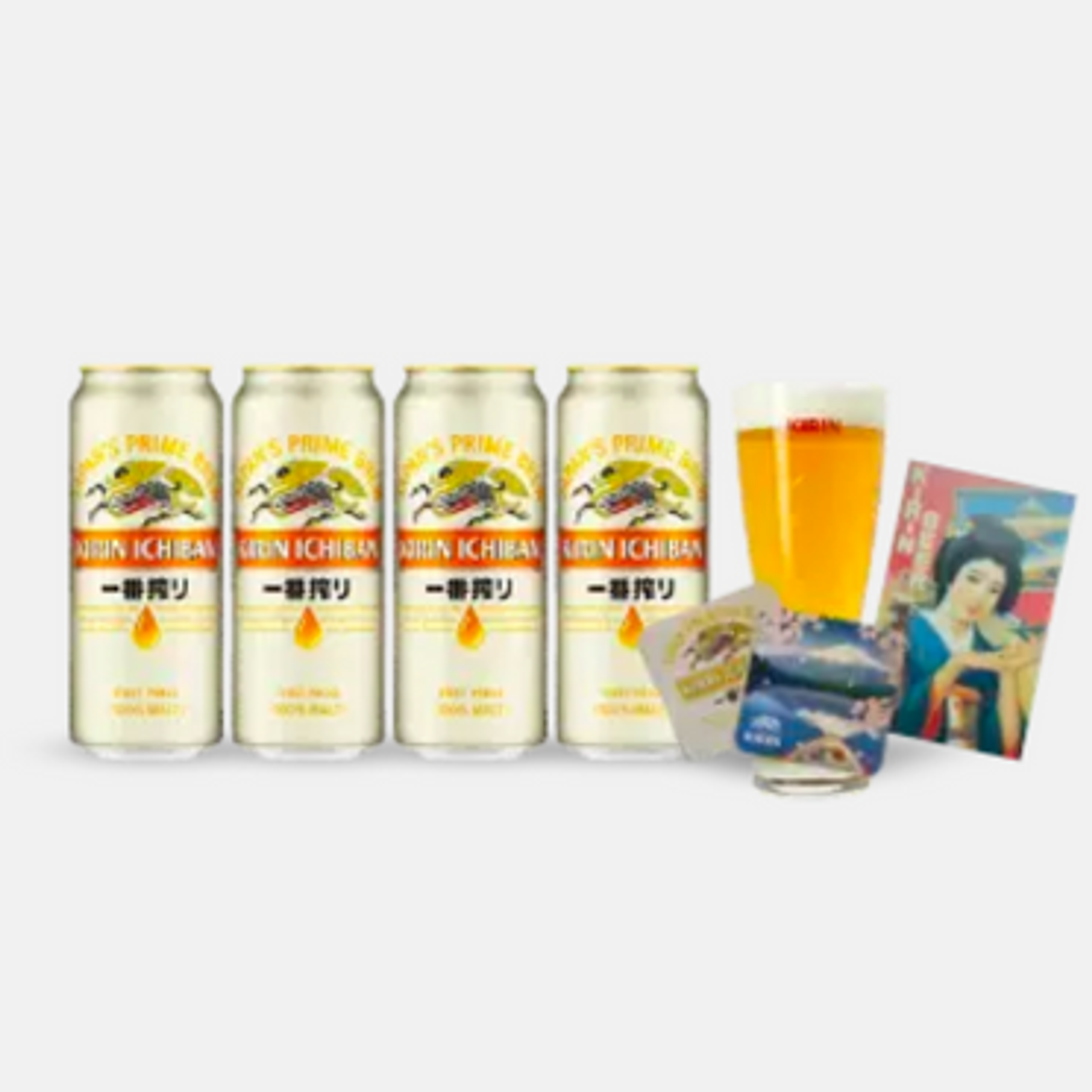 Kirin Ichiban Bier-Set