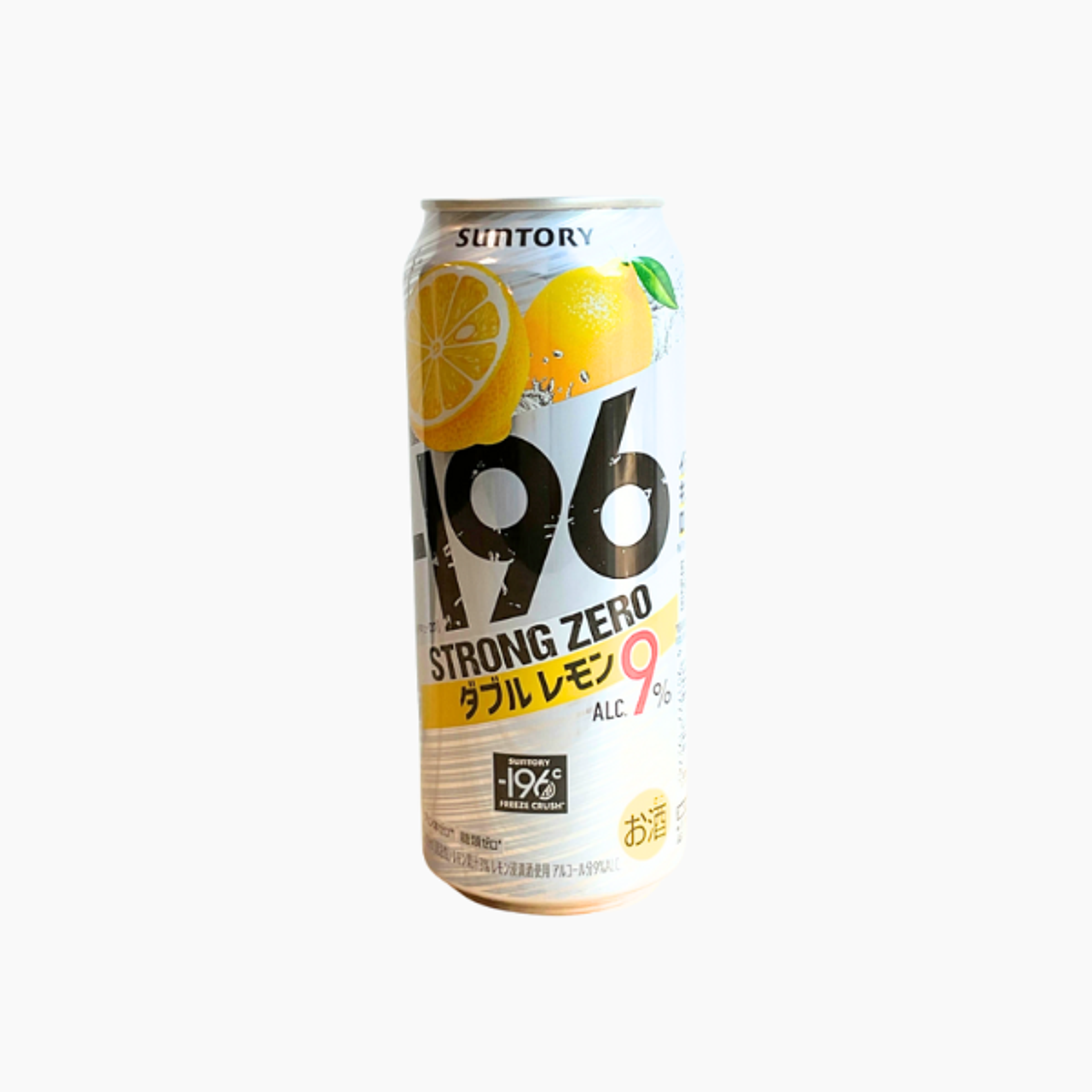SUNTORY Strong Zero Double Lemon 9% – Erfrischendes Zitrusgetränk
