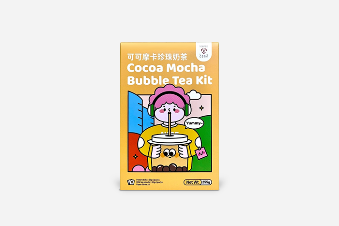 Tokimeki Cocoa Mocha Bubble Tea Kit 255g - Einfache Zubereitung