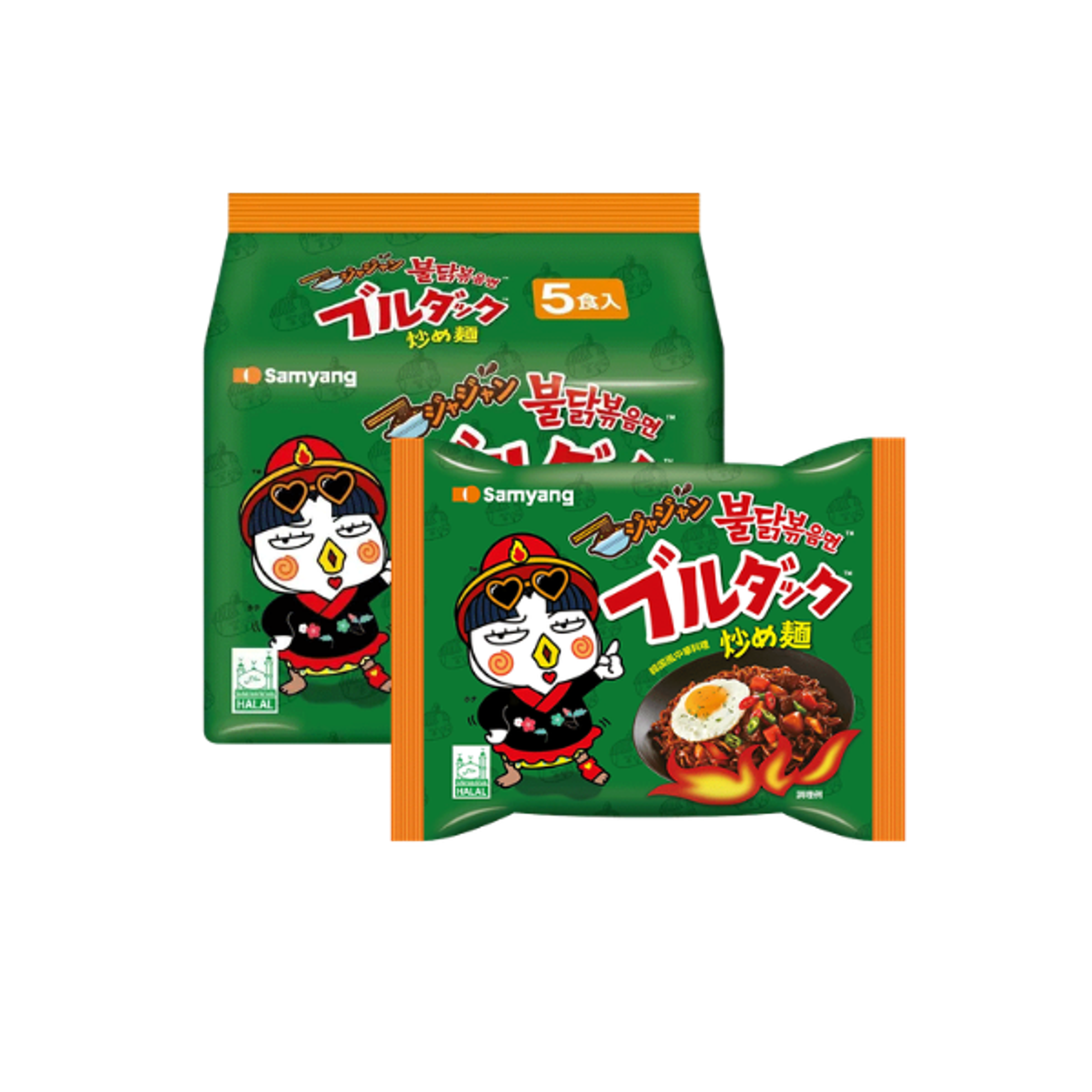 SAMYANG Buldak Jjajang 140g | Spicy Korean Noodles