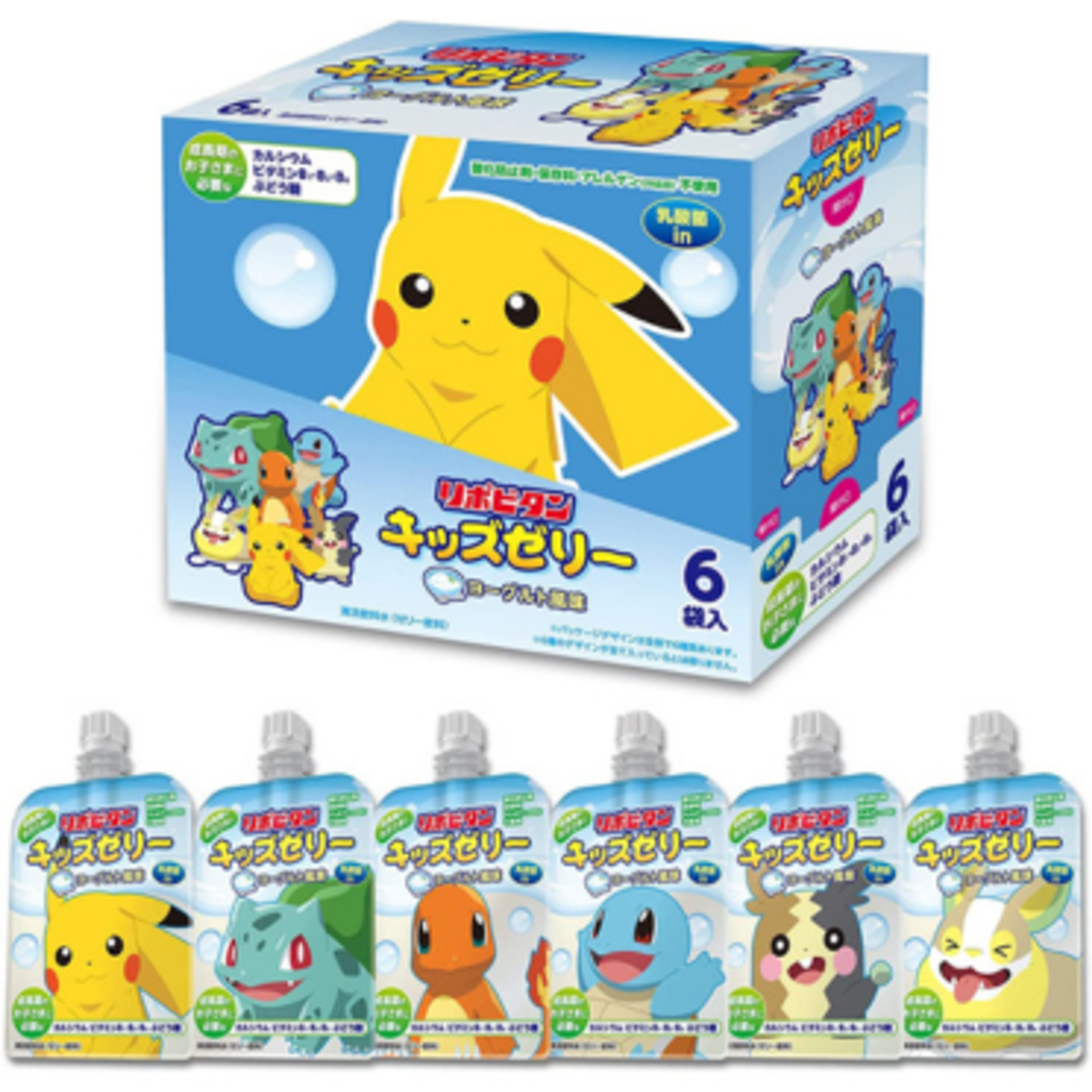 Lipovitan Pokemon Pouch Jelly Joghurt 125g - Kinder-Jelly-Drink mit Joghurtgeschmack