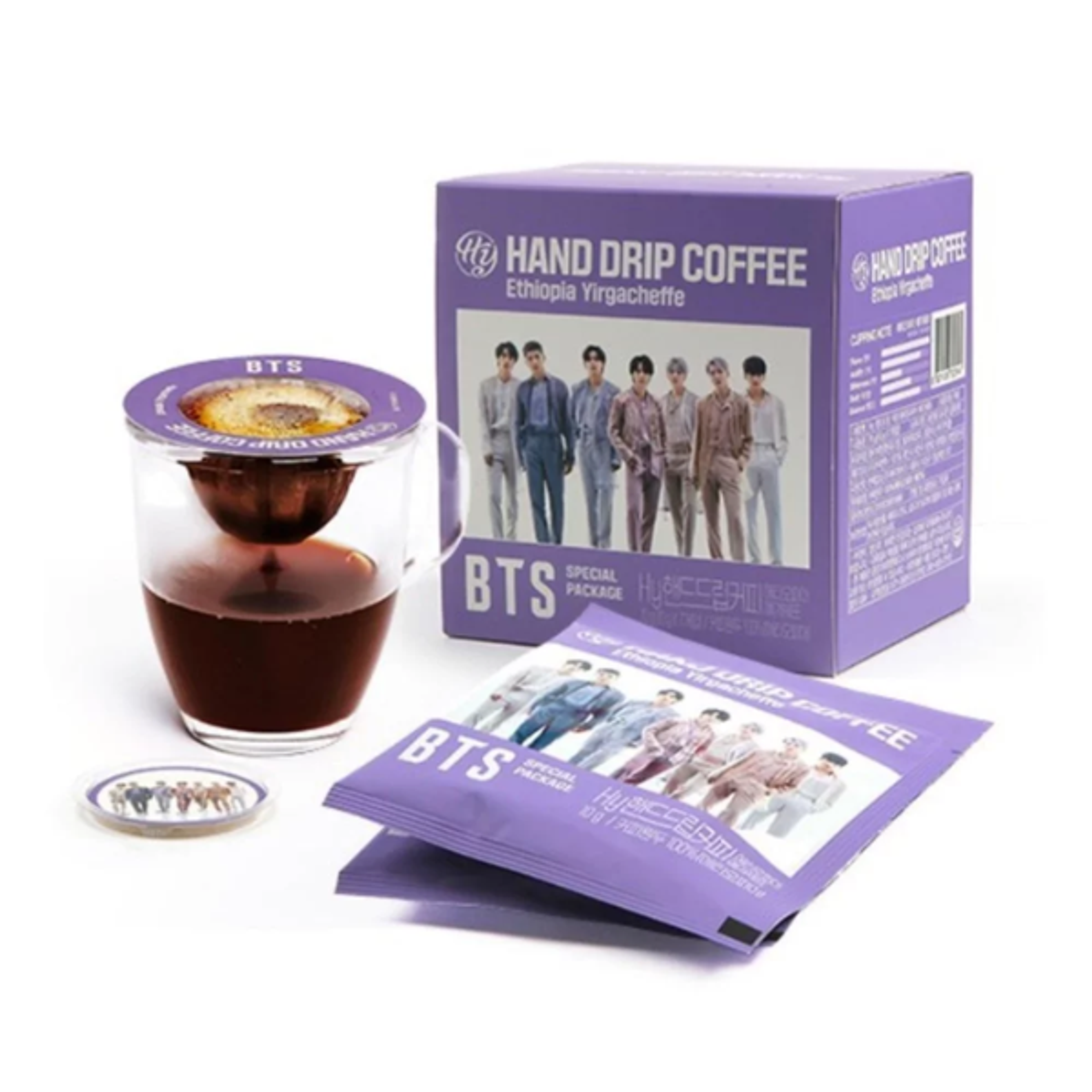  HY BTS Hand Drip Coffee Ethiopia Yirgacheffe 70g