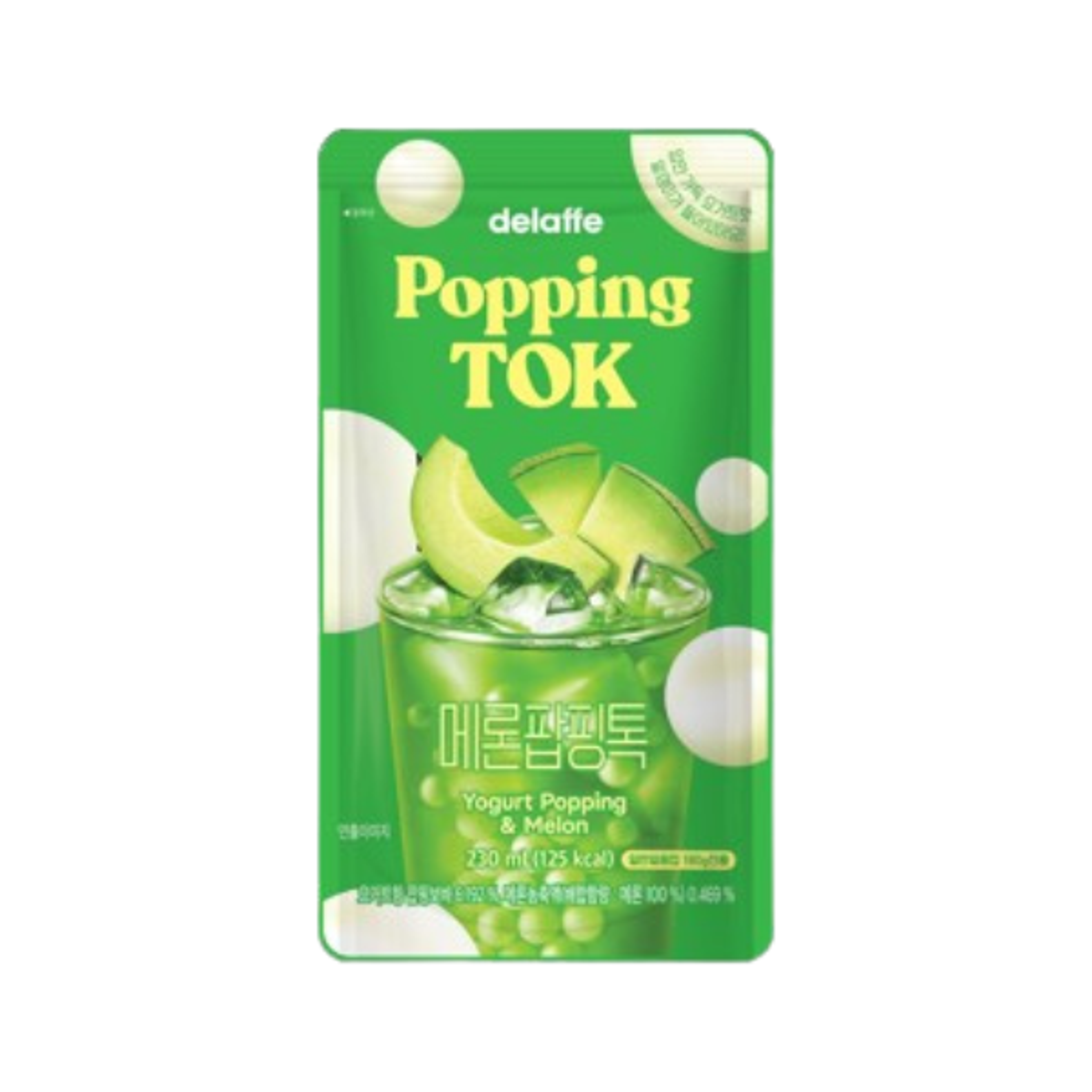 DELAFFE Melon Popping Tok 230ml – Sprudelnder Melonen-Drink