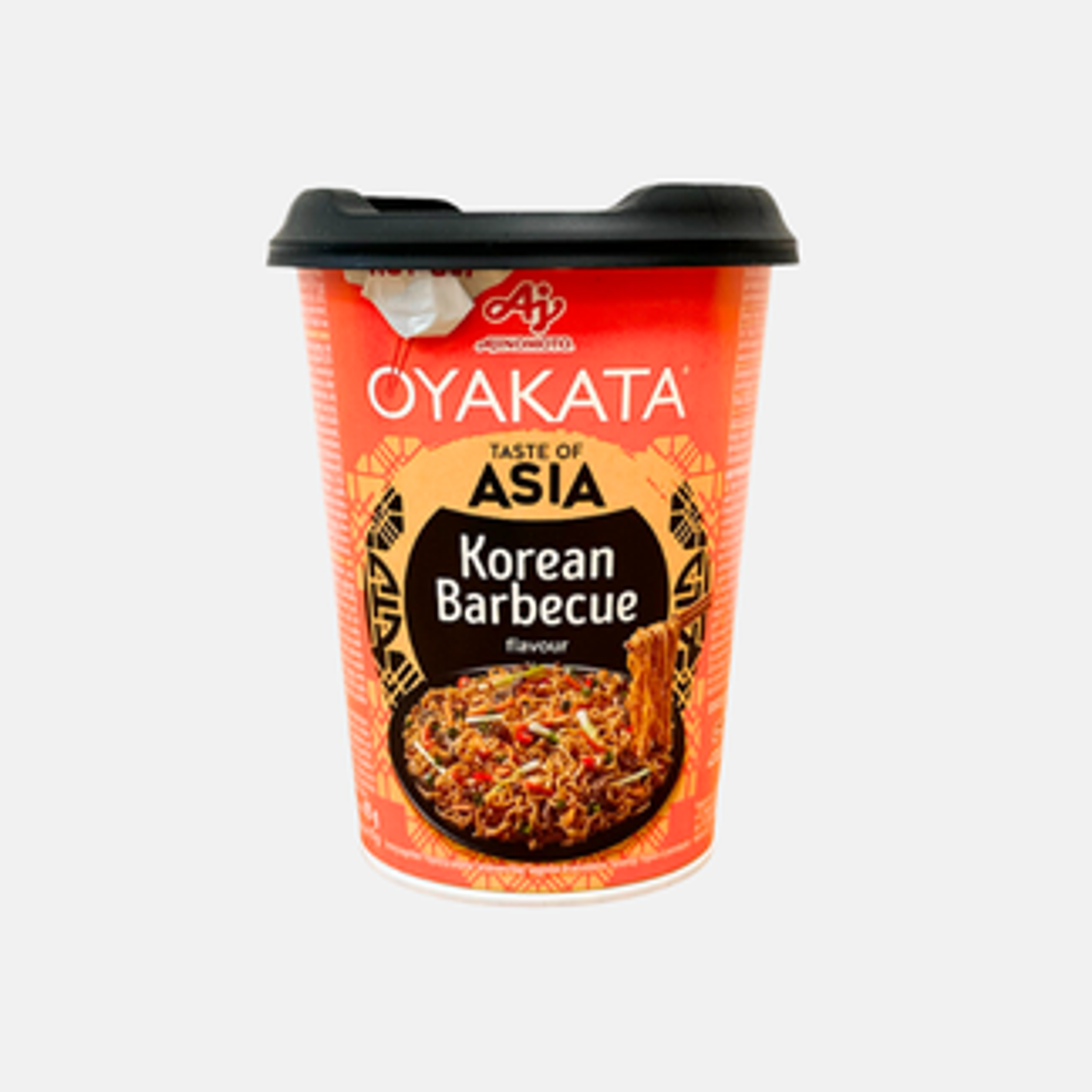 OYAKATA Instant Noodles Korean BBQ Cup 93g – Spicy Instant Noodles with Korean Barbecue Flavor