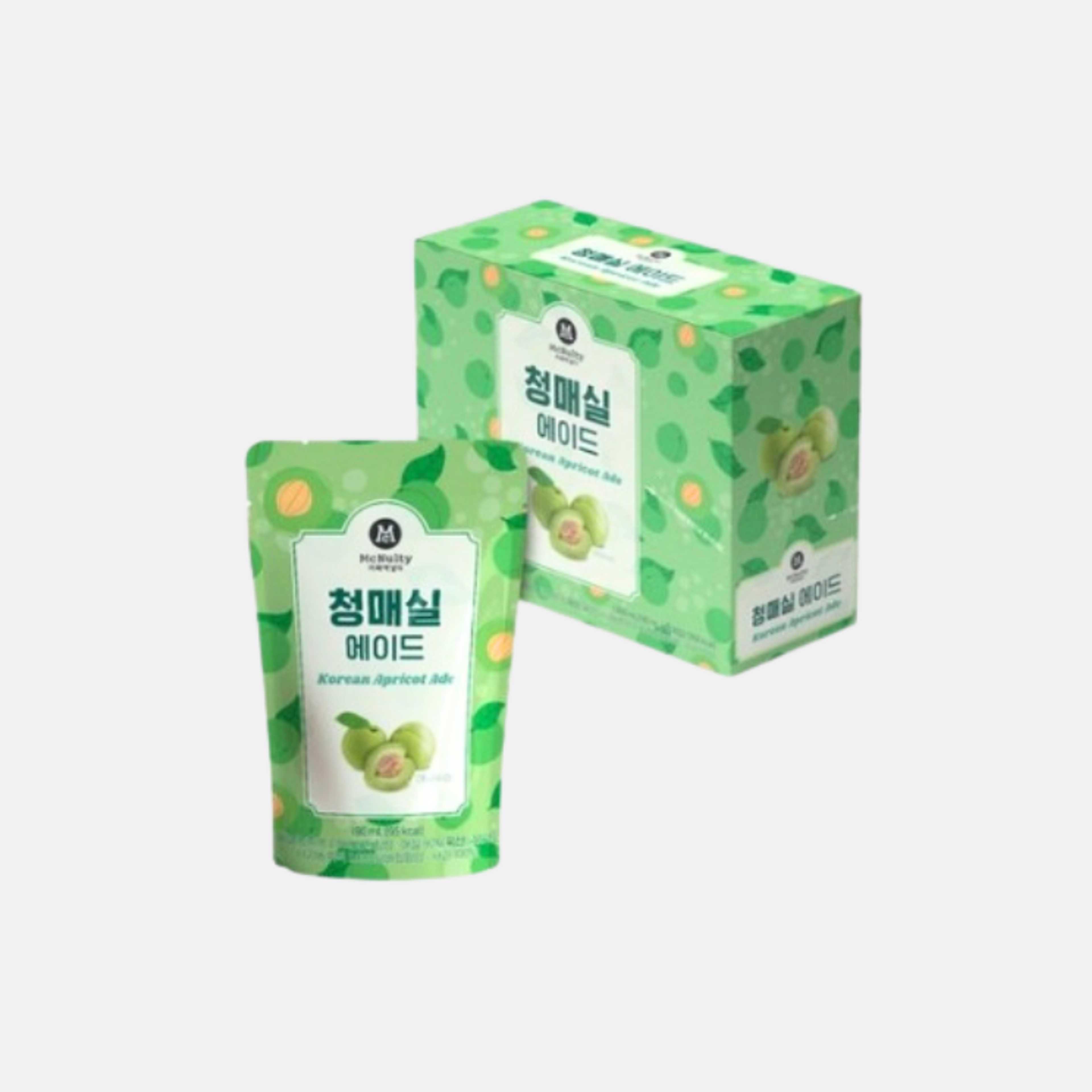 McNulty Korean Apricot Ade 190ml - Erfrischender koreanischer Aprikosengenuss in praktischer Verpackung