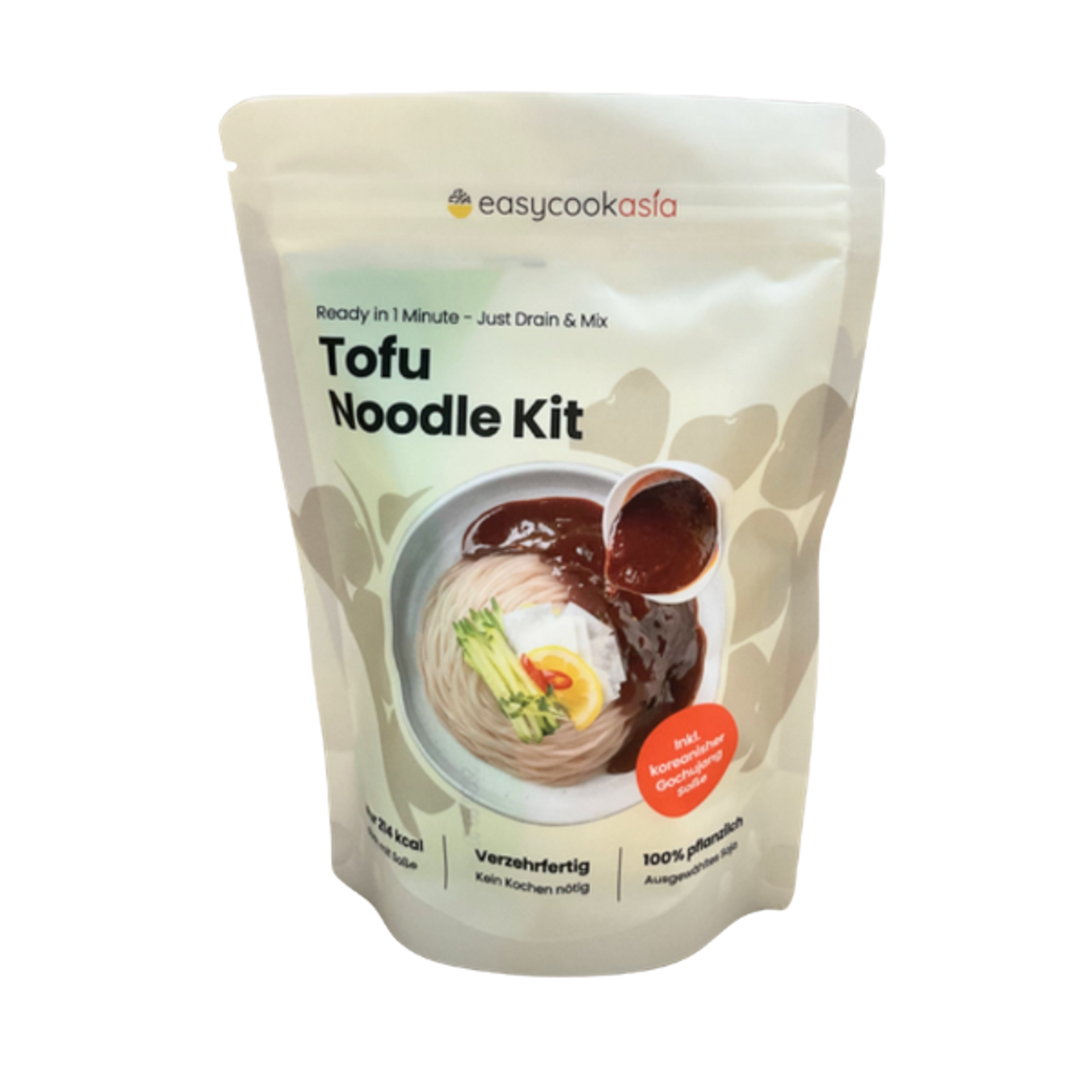 ECA Tofu Noodle with Spicy Sauce | Low-Calorie Tofu Noodles with Spicy Flavor