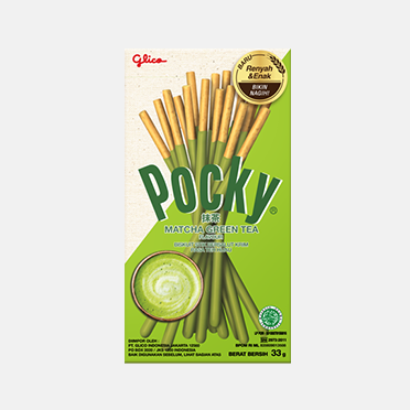 Glico Pocky Milky Matcha: A gentle enjoyment of green tea and chocolate.