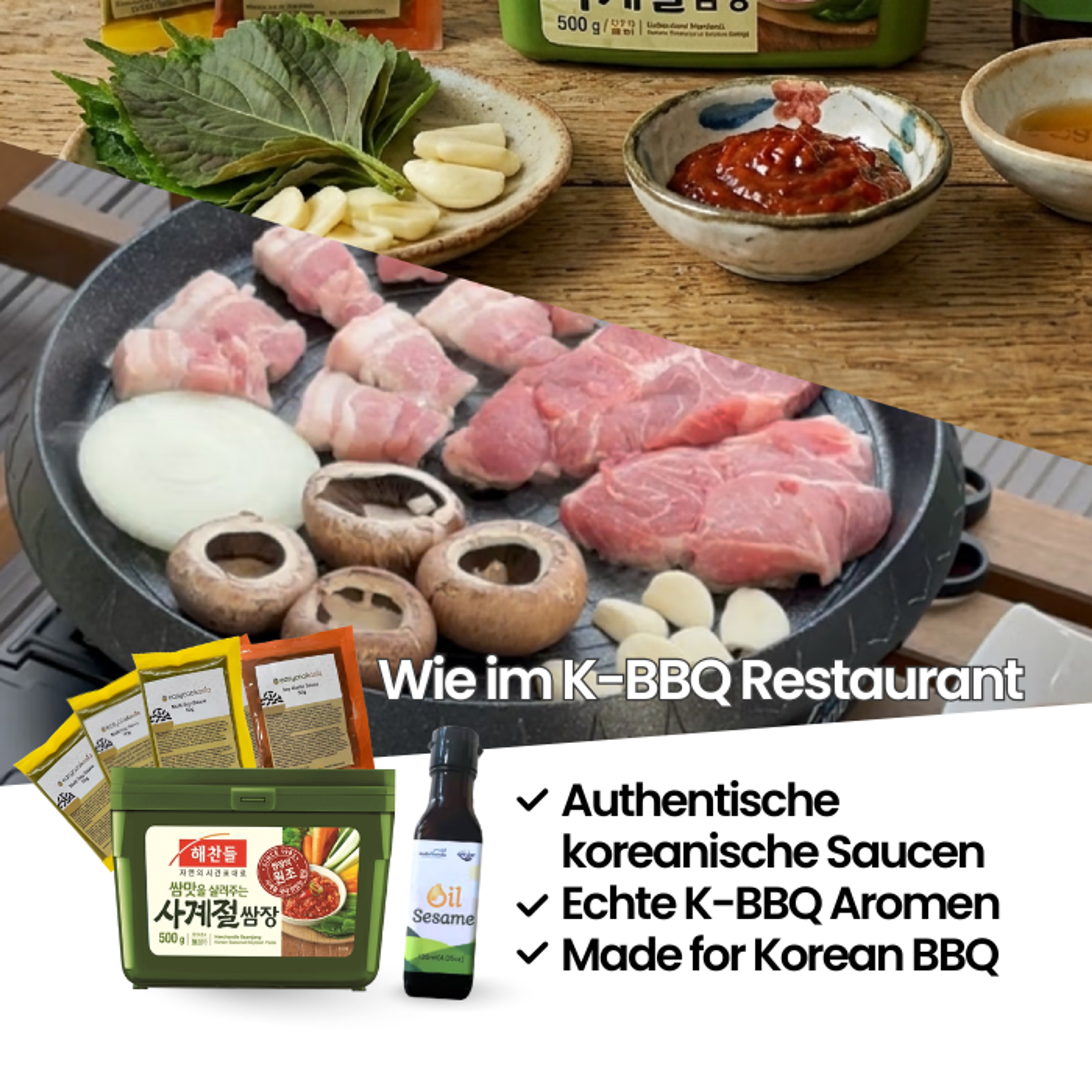 Korea BBQ Set | Korea BBQ einfach zuhause genießen
