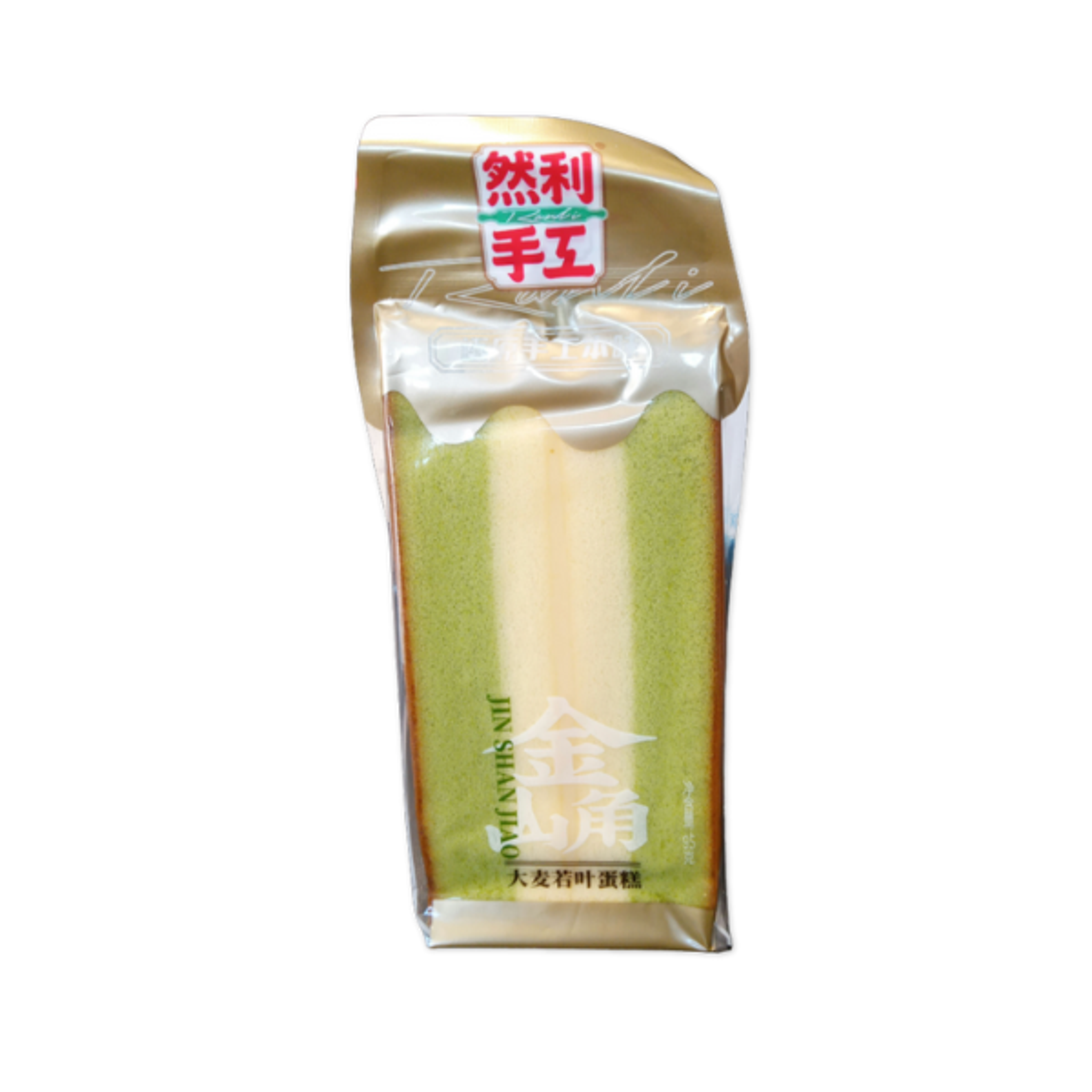 RANLI Jin Shan Jiao Matcha Cake 95 g | Soft Cake with Delicate Matcha Flavor