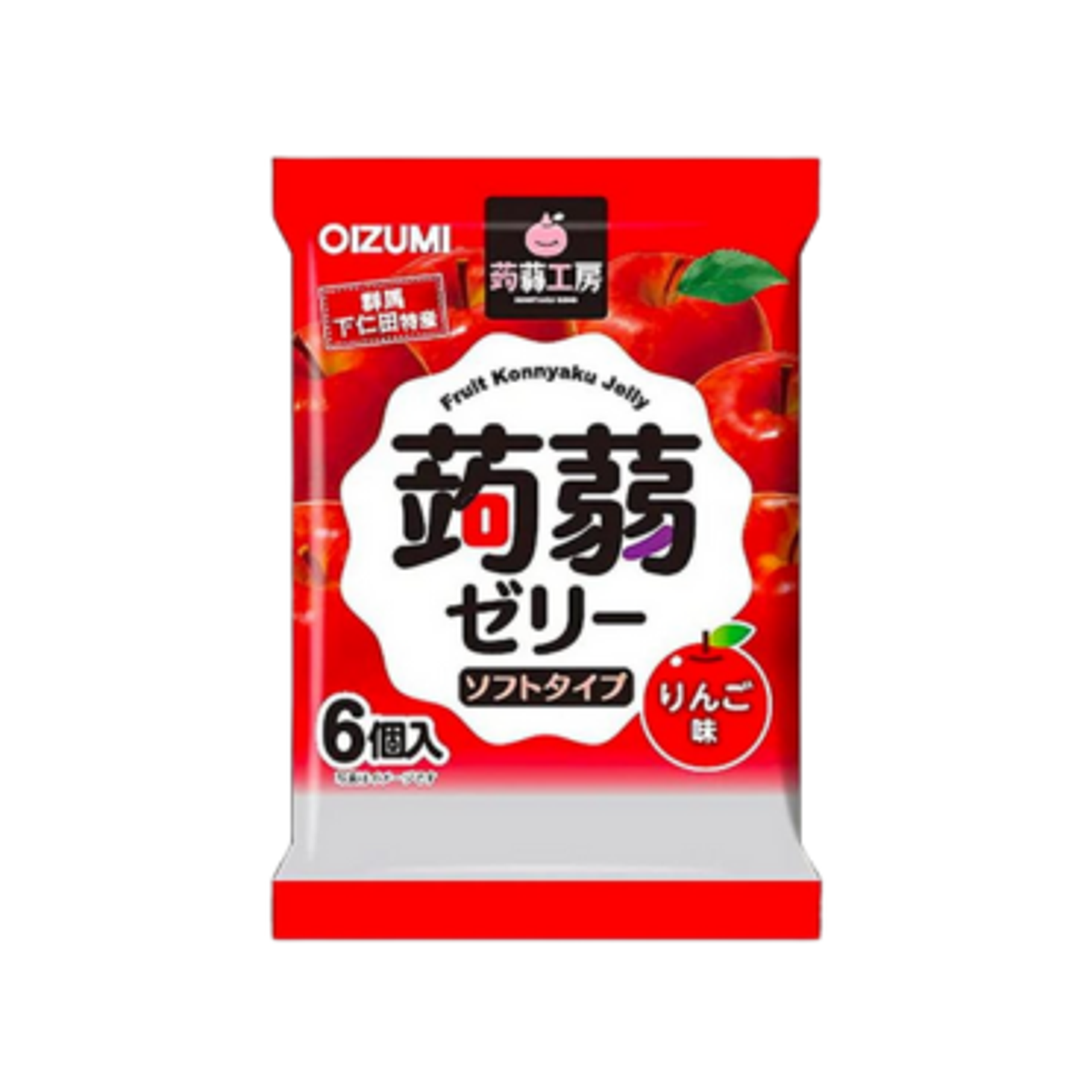 OIZUMI Konjak Jelly Apfel 106g - Kalorienarmer und gesunder Snack