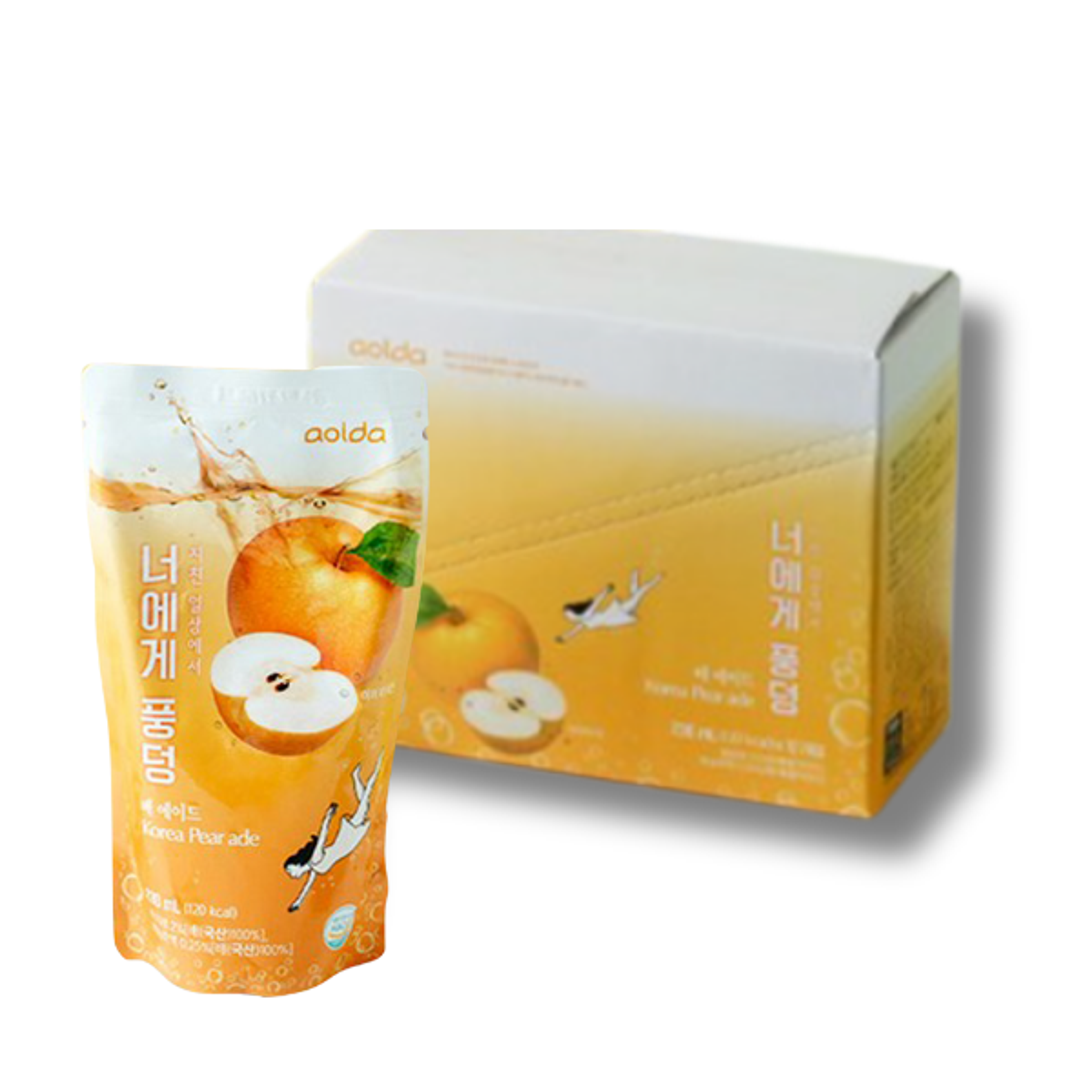 AOLDA Pouch Drink Korean Pear Ade 230ml | Koreanischer Birnenpunsch für unterwegs