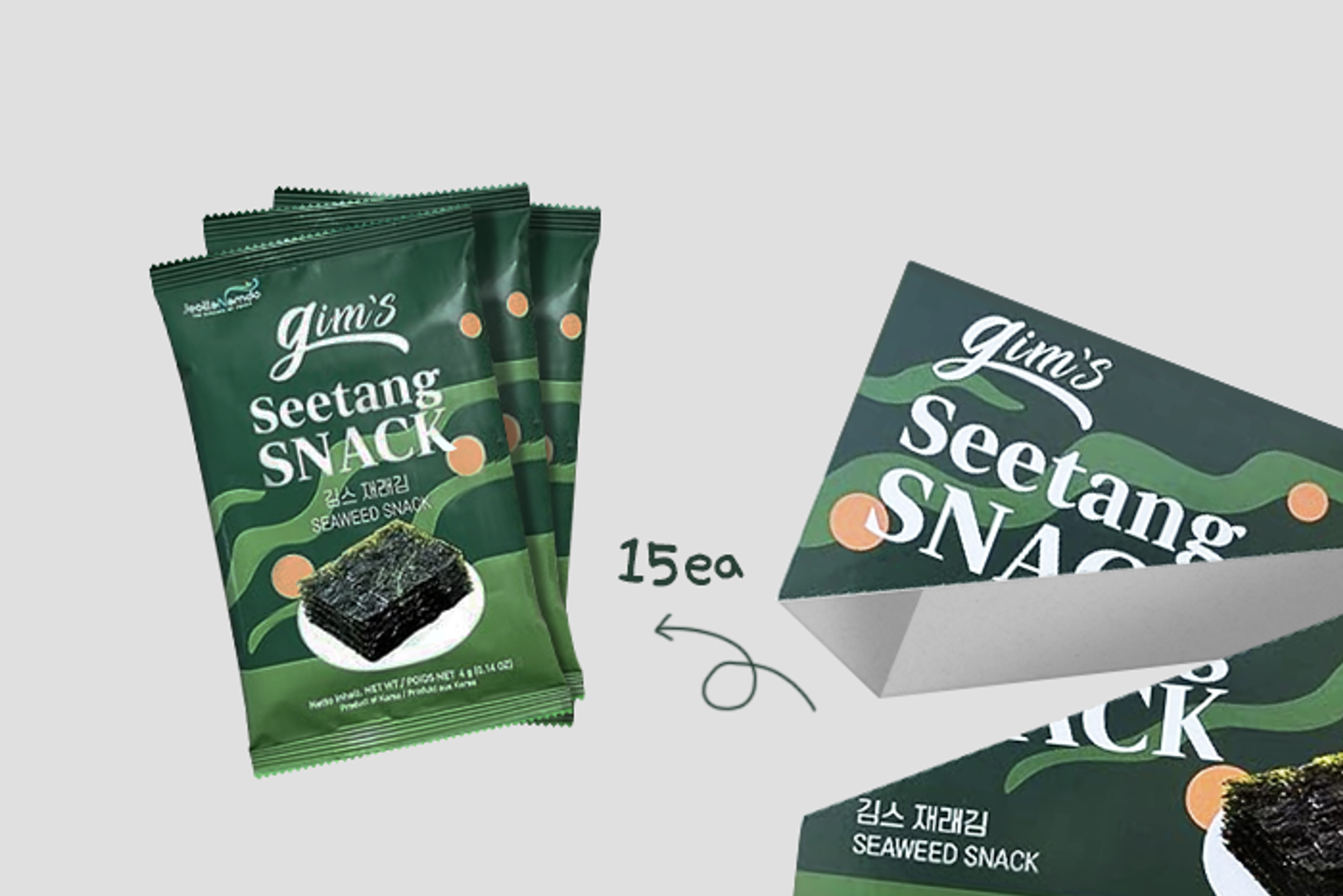 unser gerösteter Seetang Snack Original ist ein guter Snack für die ganze Familie.