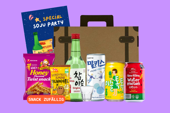 Erfrischende Drinks dürfen nicht fehlen: Die Soju-Cocktail-Party-Box
