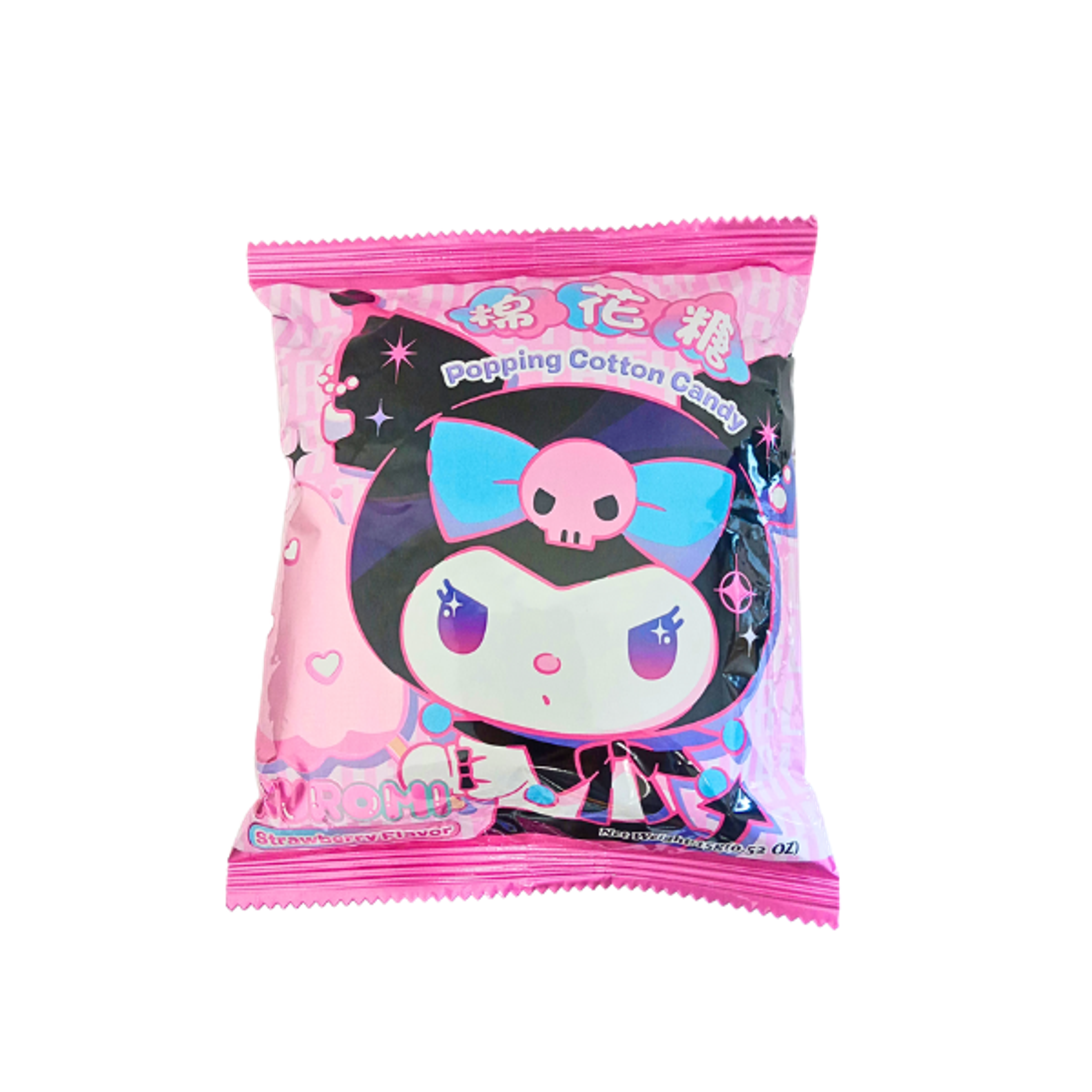 Kuromi Popping Cotton Candy Strawberry Flavor 15g