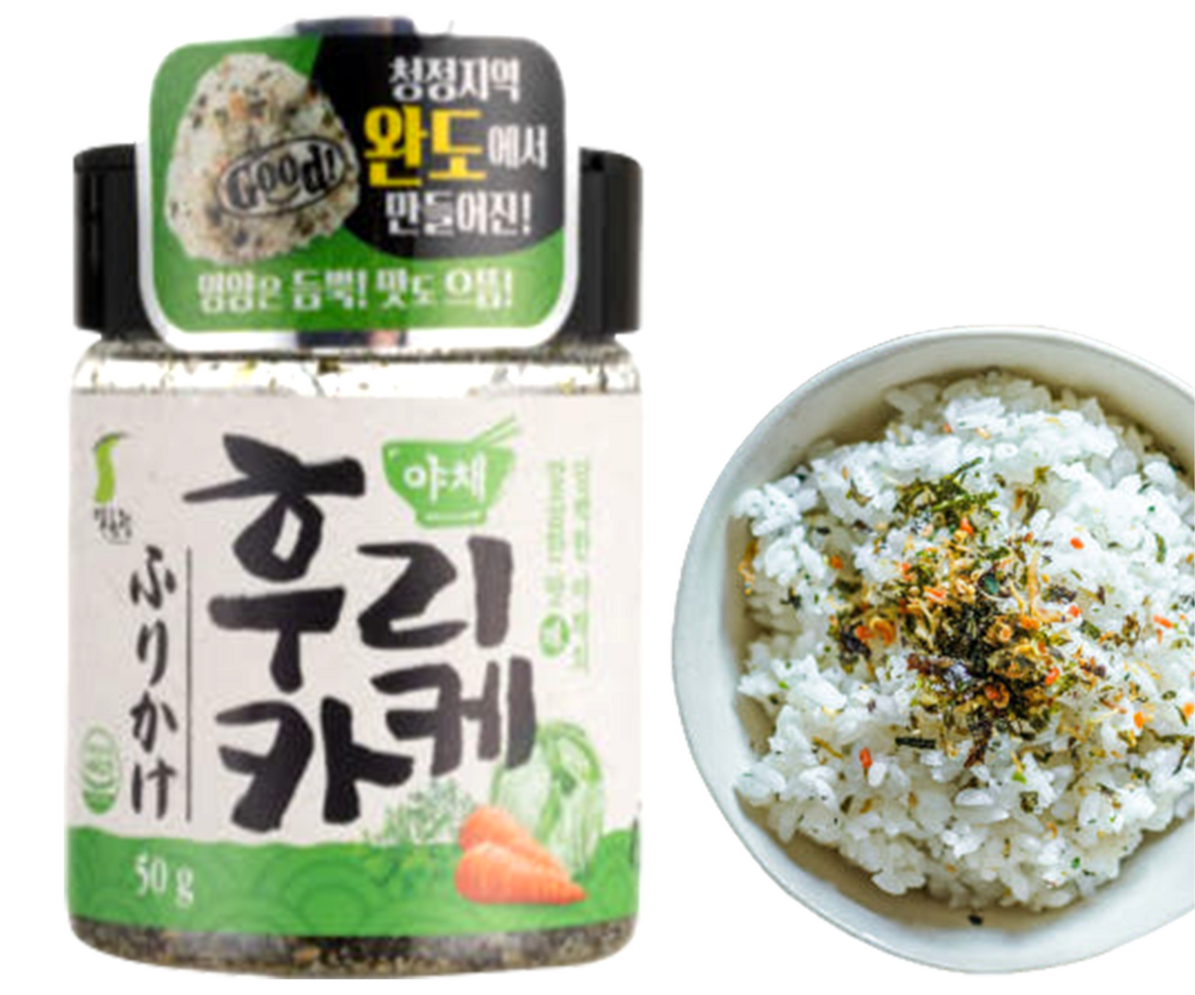 PURUNJEONG Furikake – Gemüseflocken für Reisgerichte, 50g