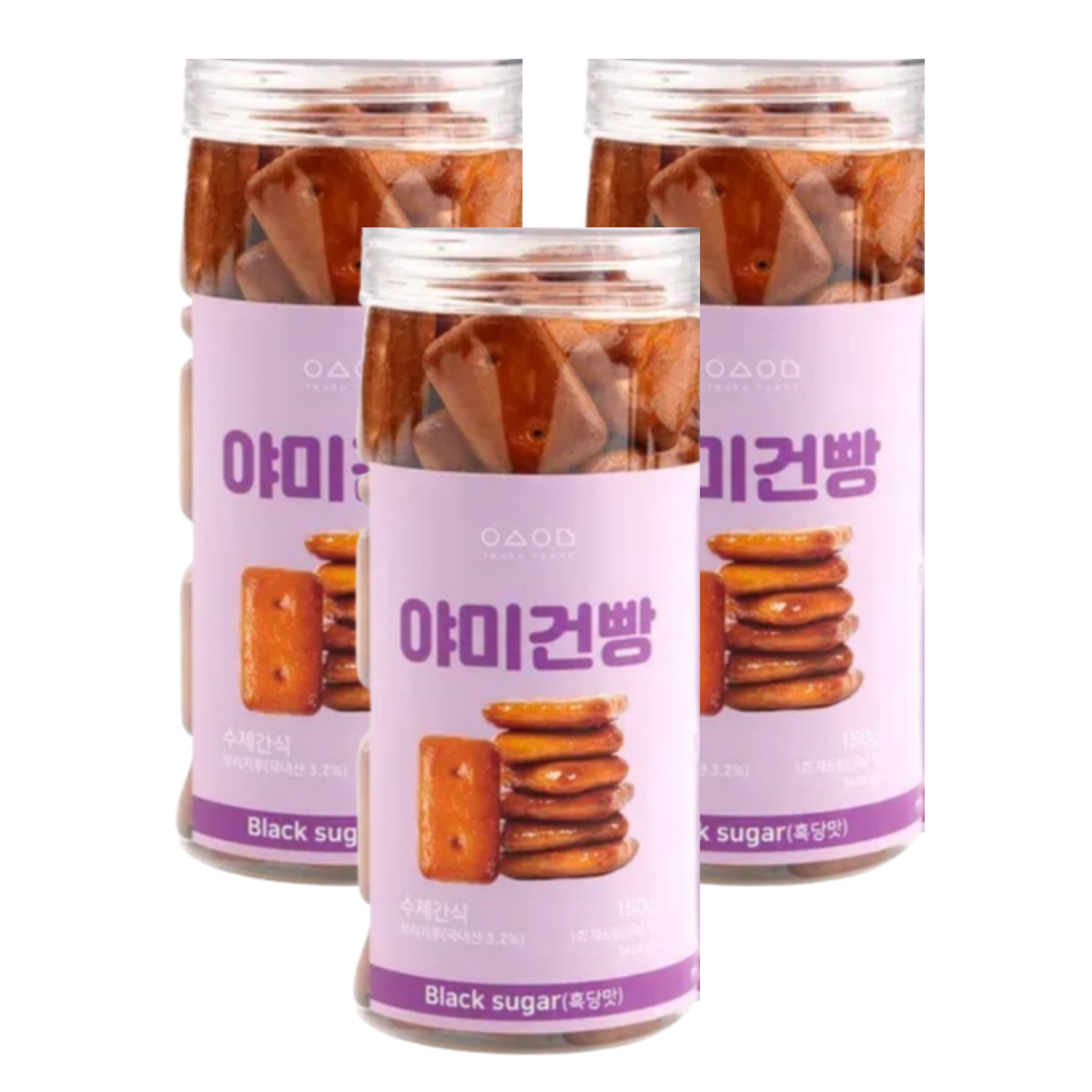 YEOSUYUMMY Barley Cracker Black Sugar 150g – Crispy & sweet