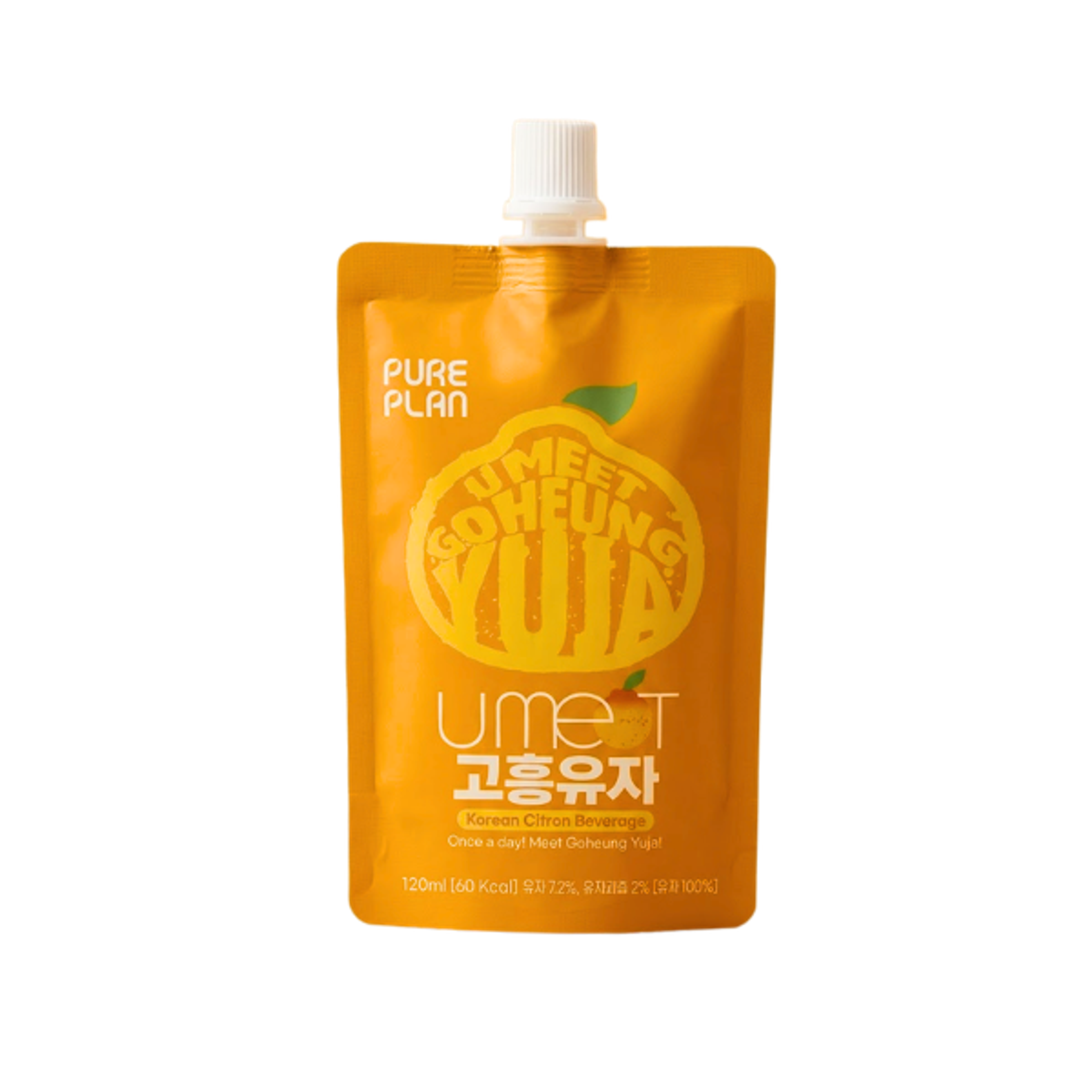 PUREPLAN Korean Yuzu Tea 120ml | Ready-to-Drink Yuzu Beverage