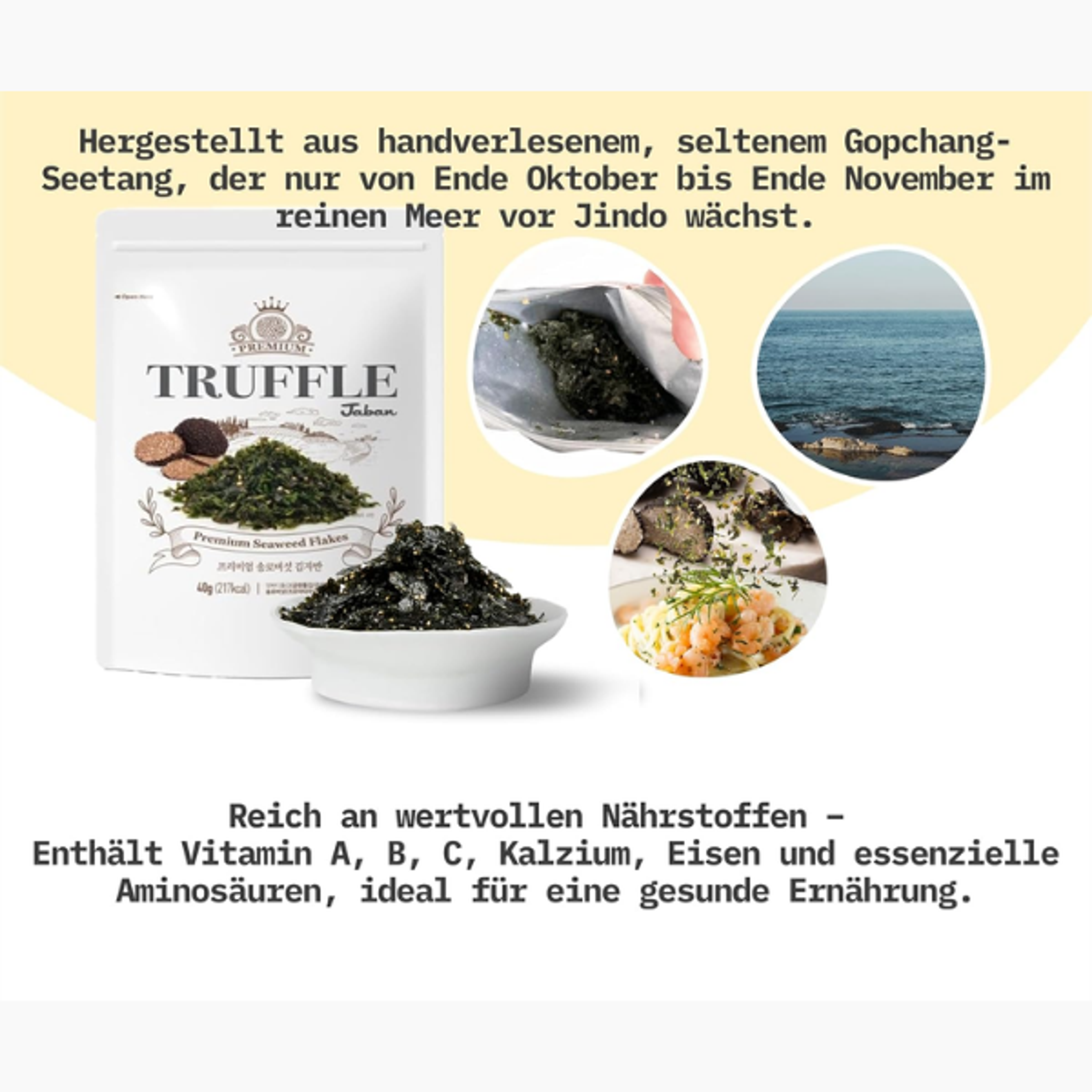 SUNIL Truffle Seaweed 40g: Roasted & Gourmet | Korean Gourmet Snack | Shop Now!