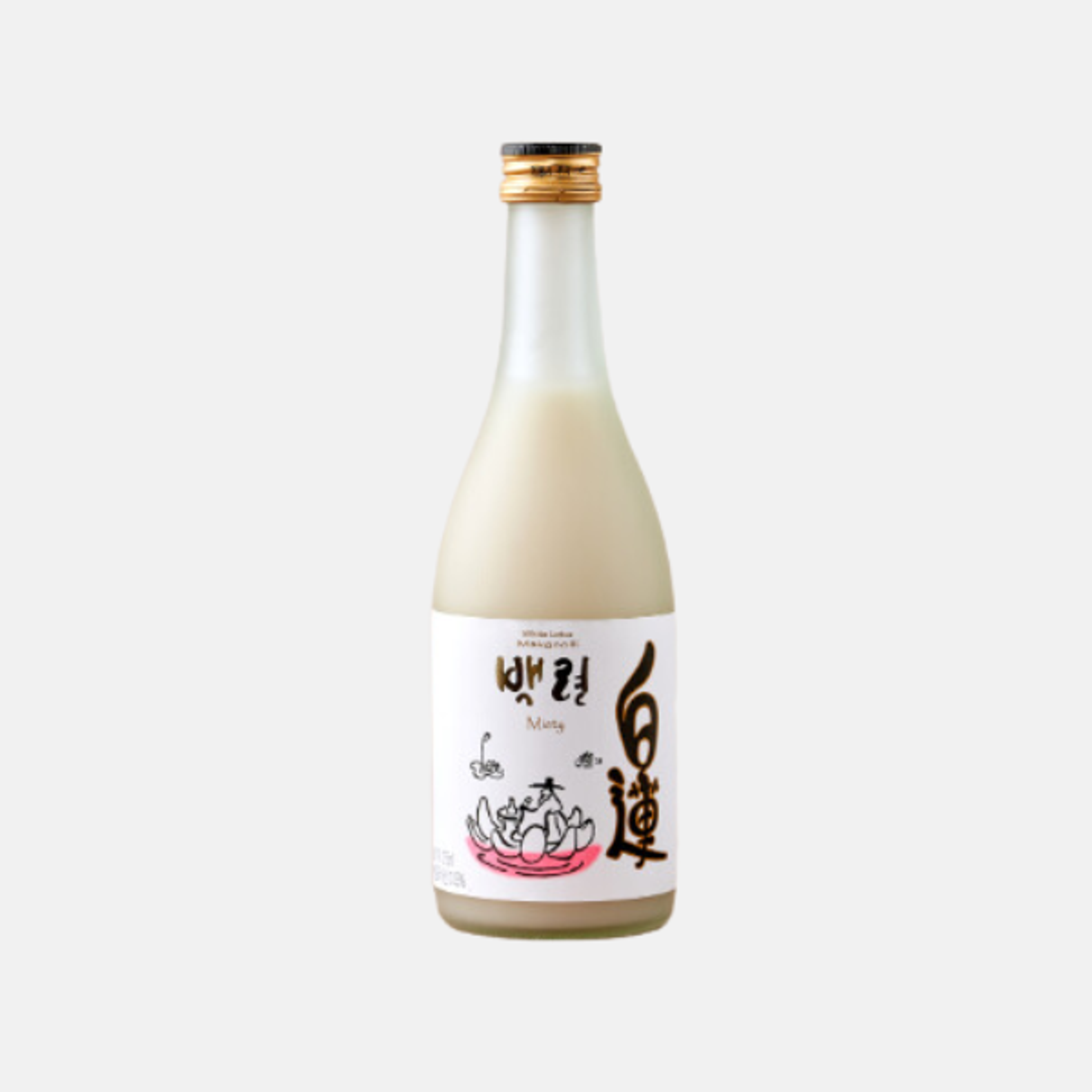 ECA x SOOLDAMHWA Baengnyeon Misty Makgeolli 7% 375 ml – Korean Premium Rice Wine, No Carbonation