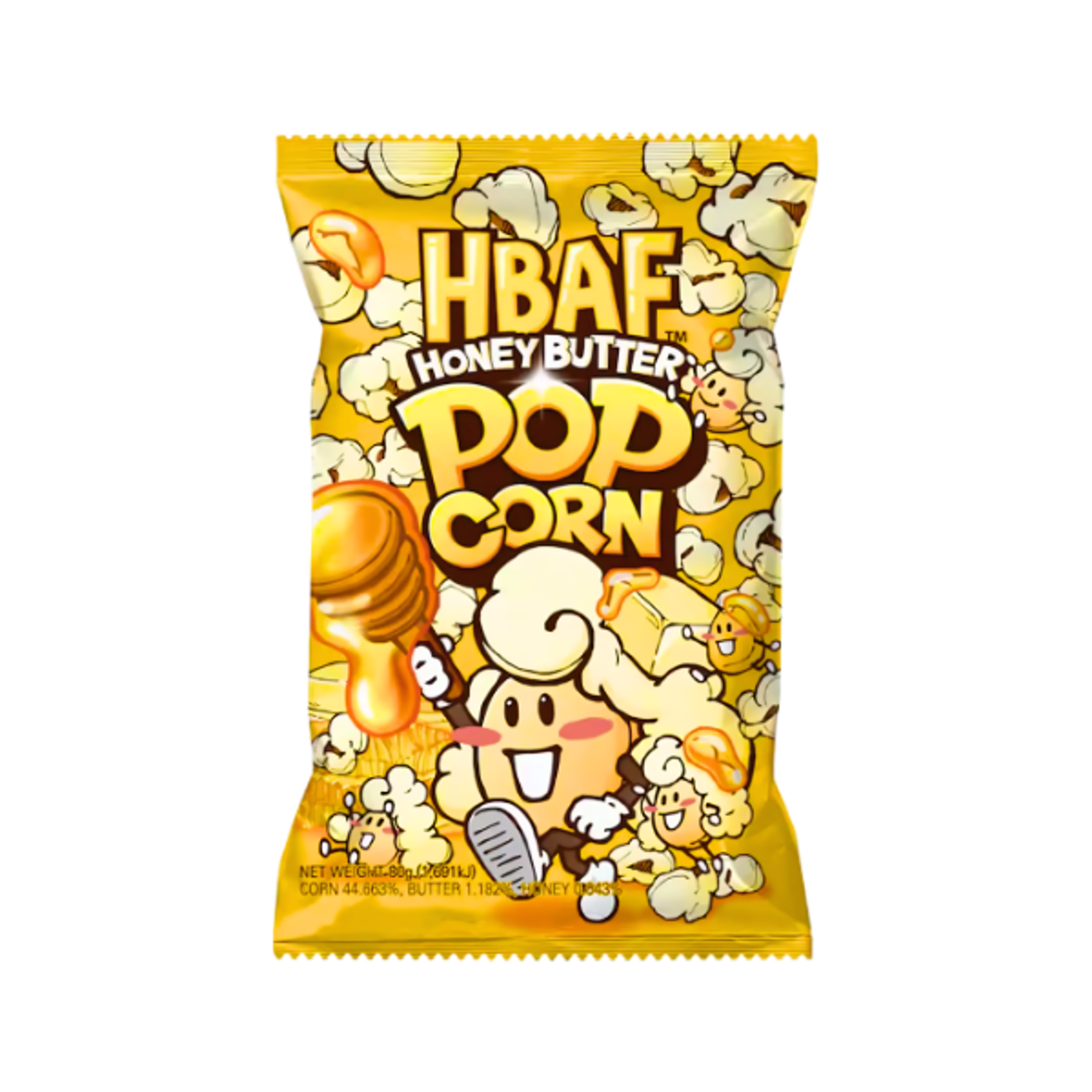 HBAF Honey Butter Popcorn 80g | Süß-salziger koreanischer Snack