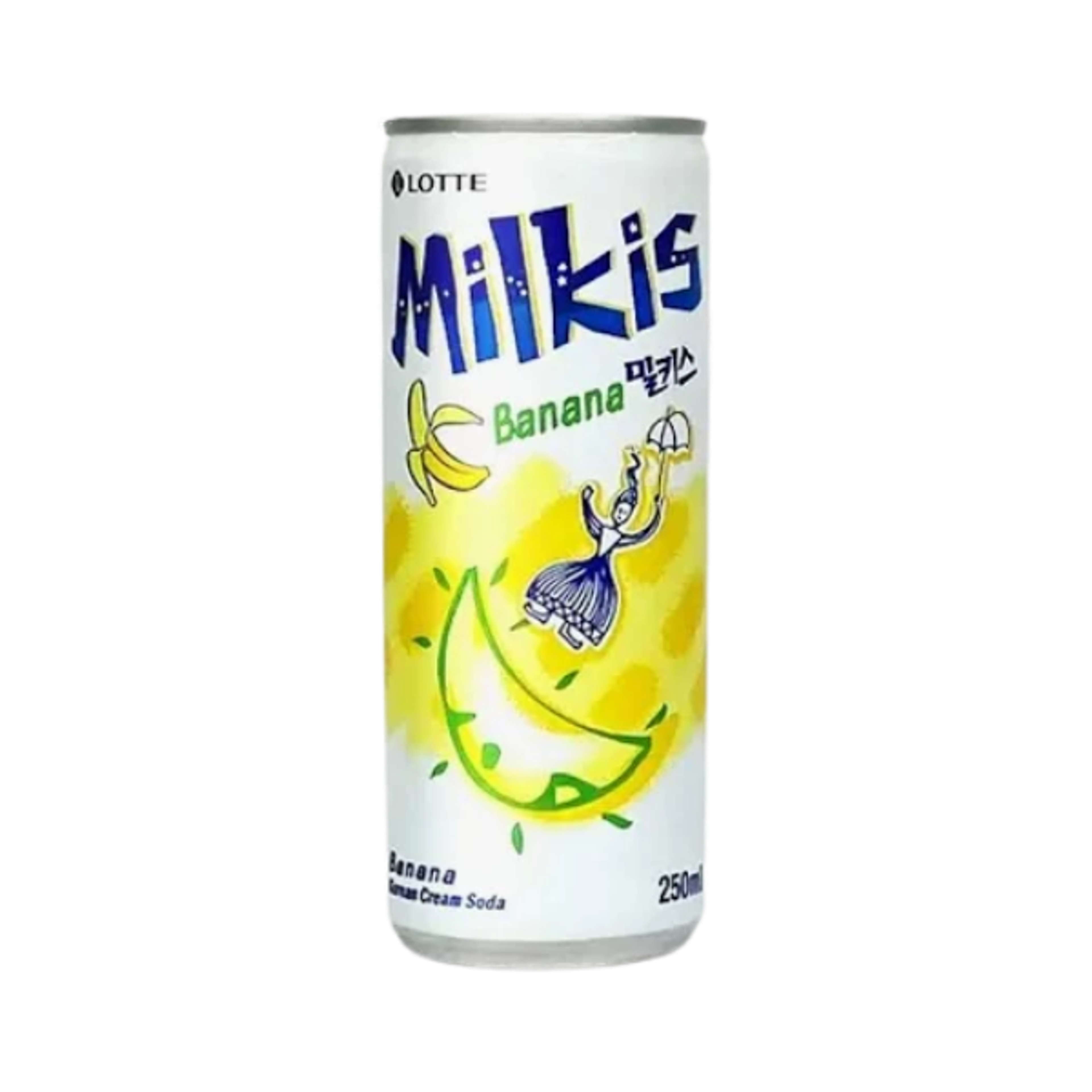  LOTTE Milkis Banana 250ml – Cremige Limonade mit Bananengeschmack