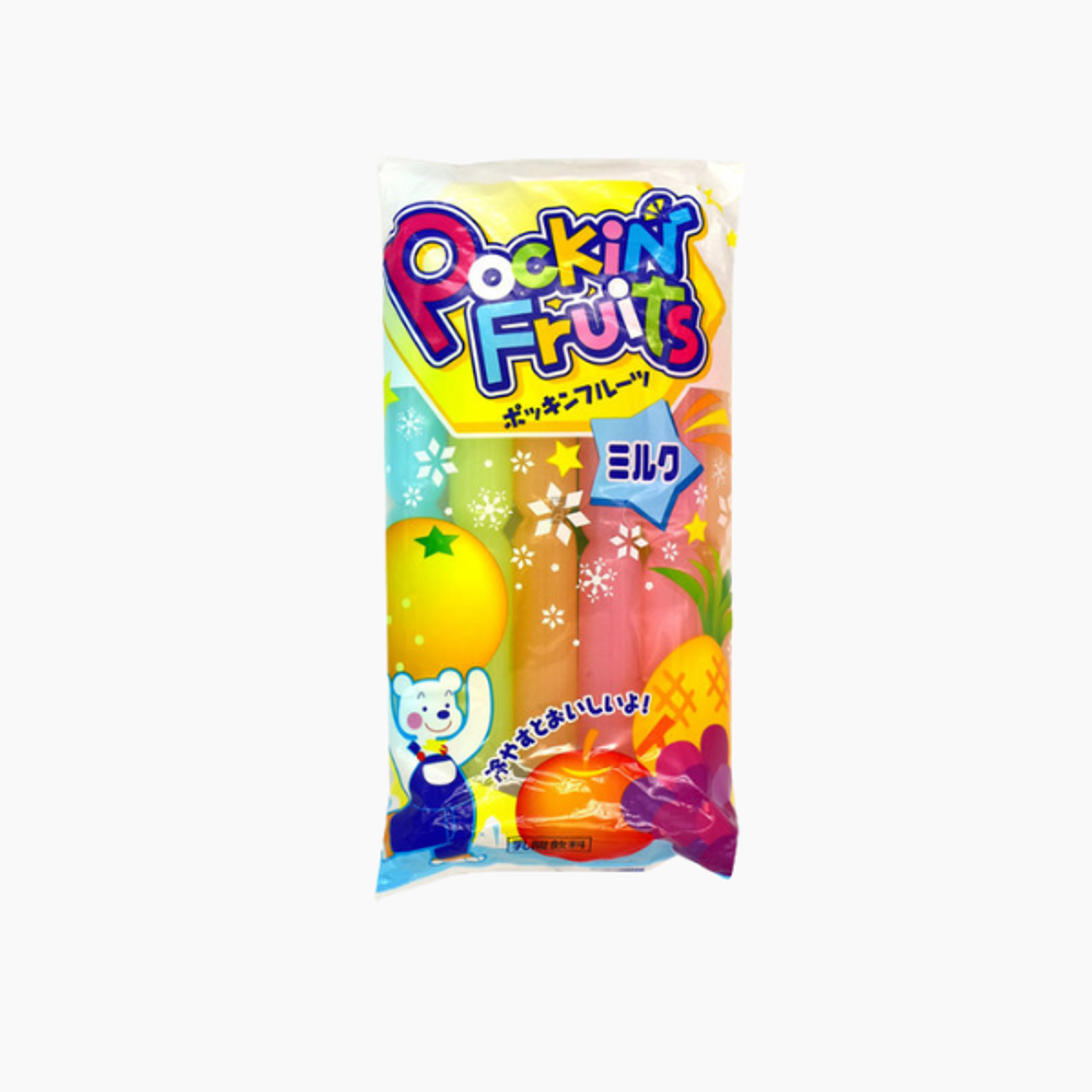  MARUGO Pokkin Fruit Milk 8er Pack – Erfrischende Freeze Pops mit Milchgeschmack