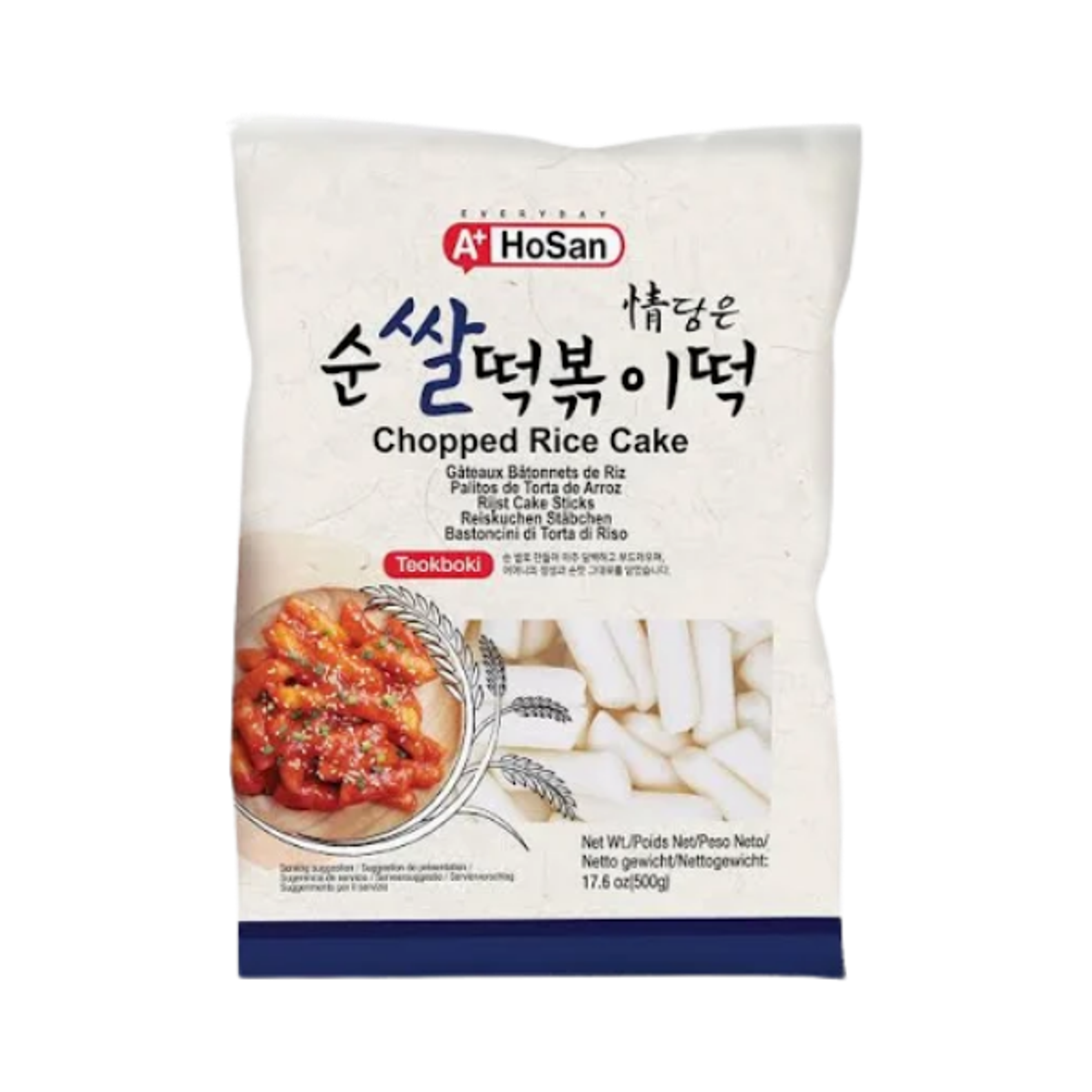 A+HOSAN Tteokbokki: Gehackte Reiskuchen | Koreanisches Streetfood