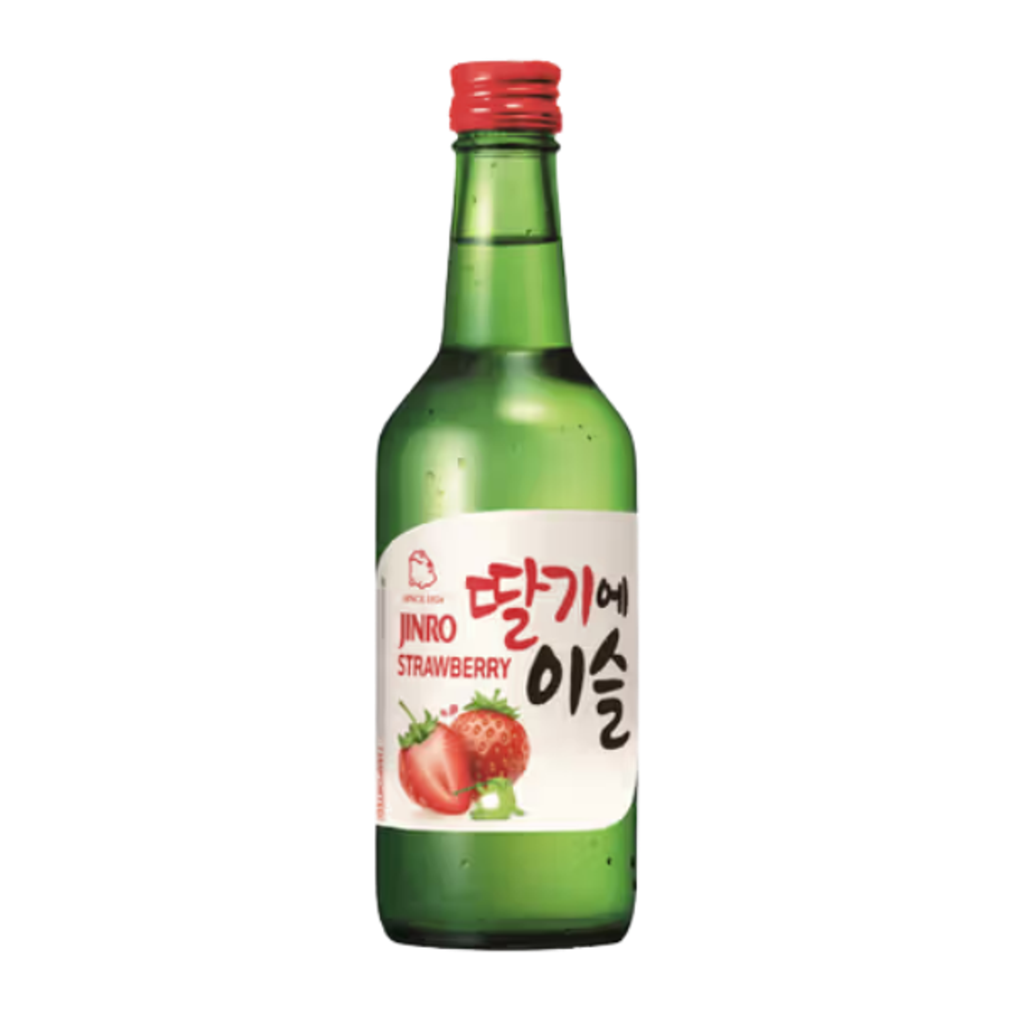 Jinro Strawberry Soju 360ml - Erfrischender Erdbeer-Soju aus Korea