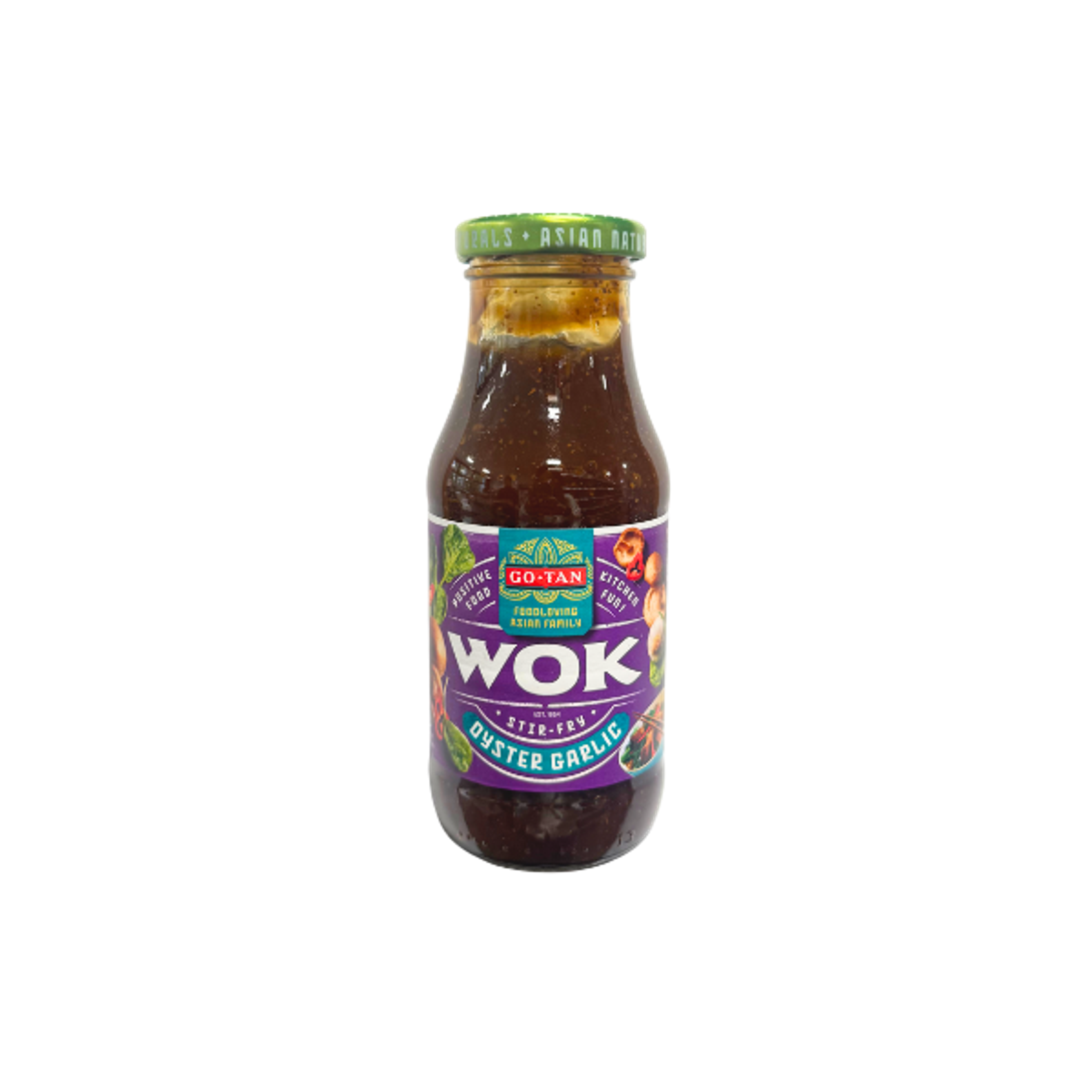 GO-TAN Wok Sauce Oyster Garlic 240 ml | Aromatische Austern-Knoblauch-Sauce für Wok & Gemüsegerichte