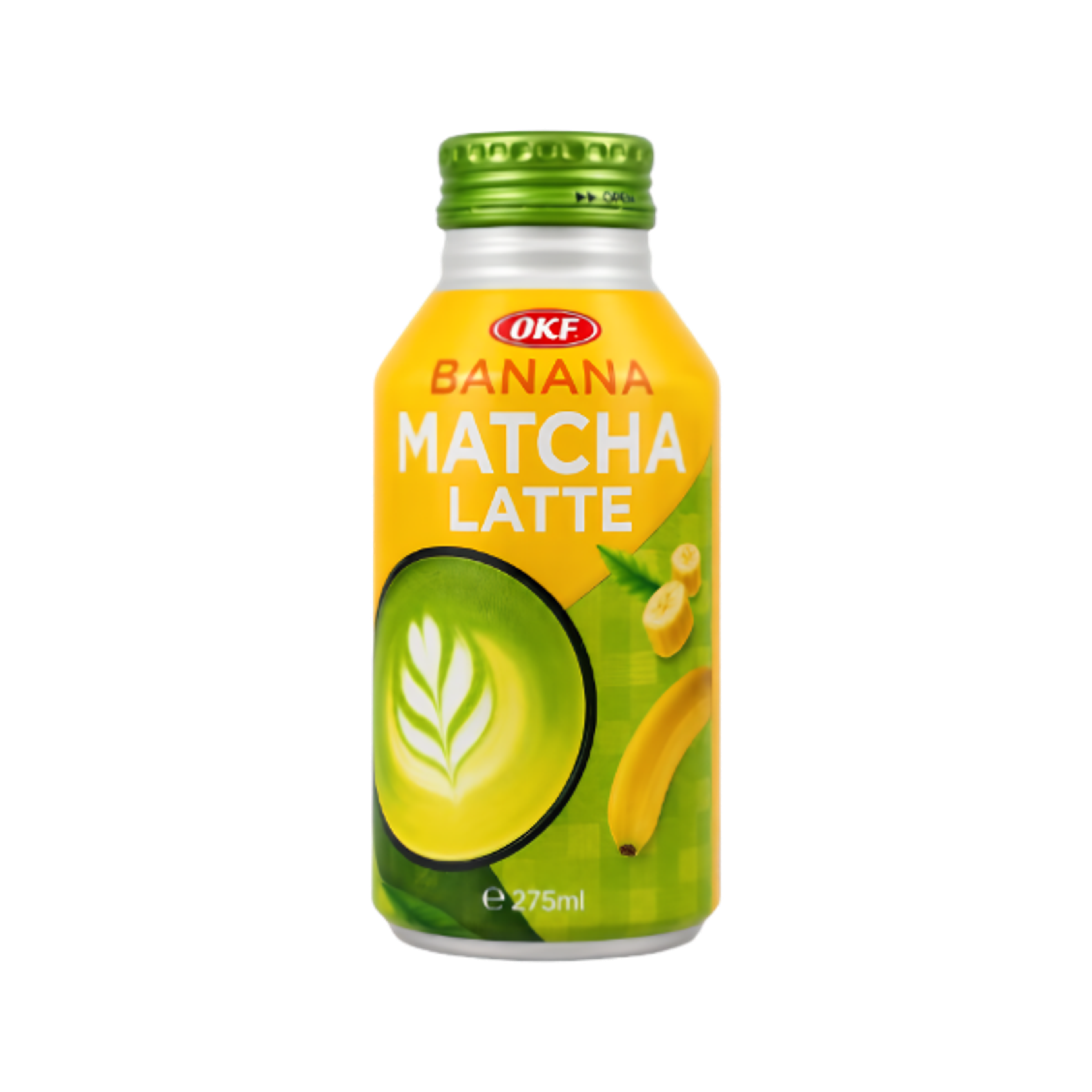 OKF Banana Matcha Latte 275ml | Cremiger Matcha-Drink mit Banane