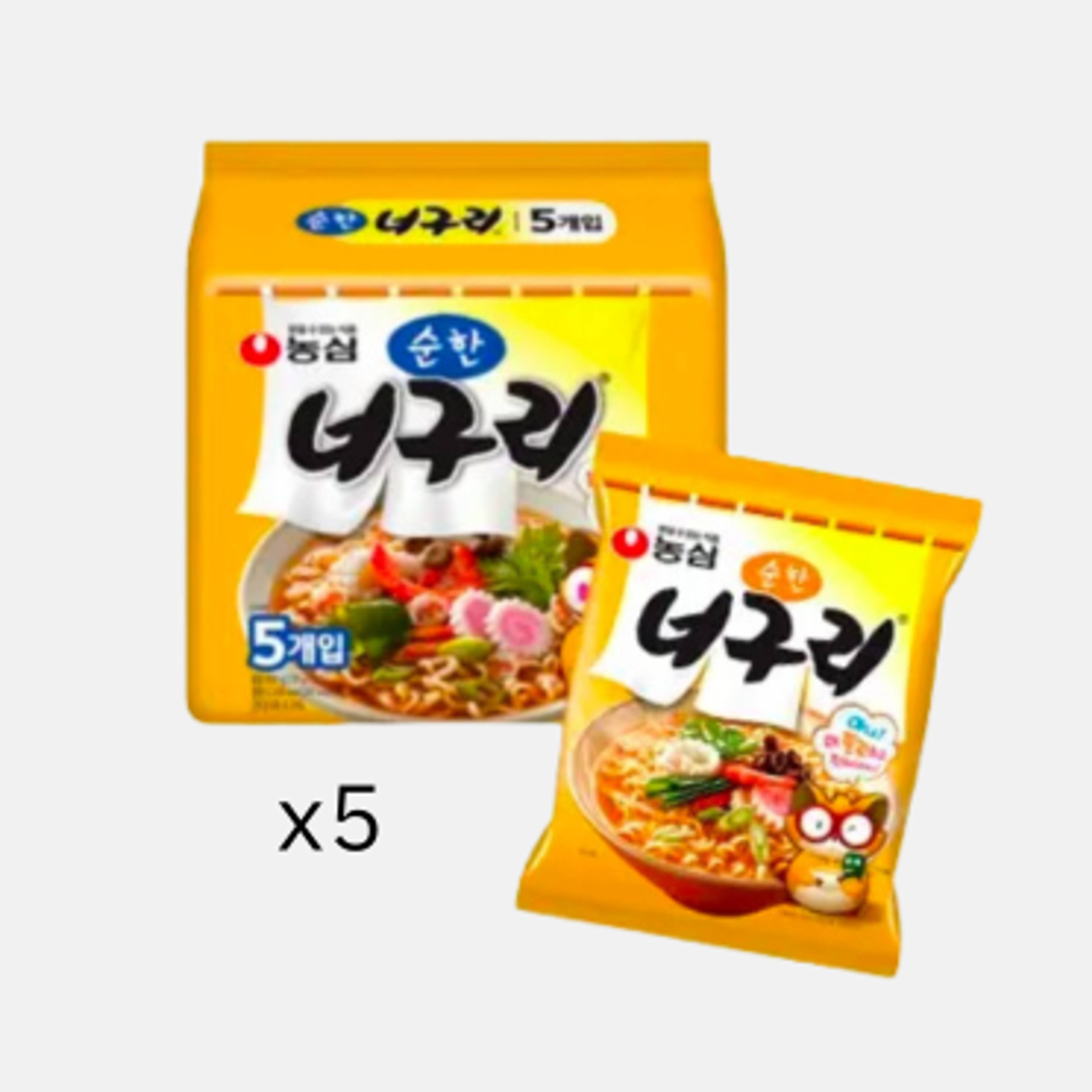 Nongshim Nuguri Ramyeon 5er Pack