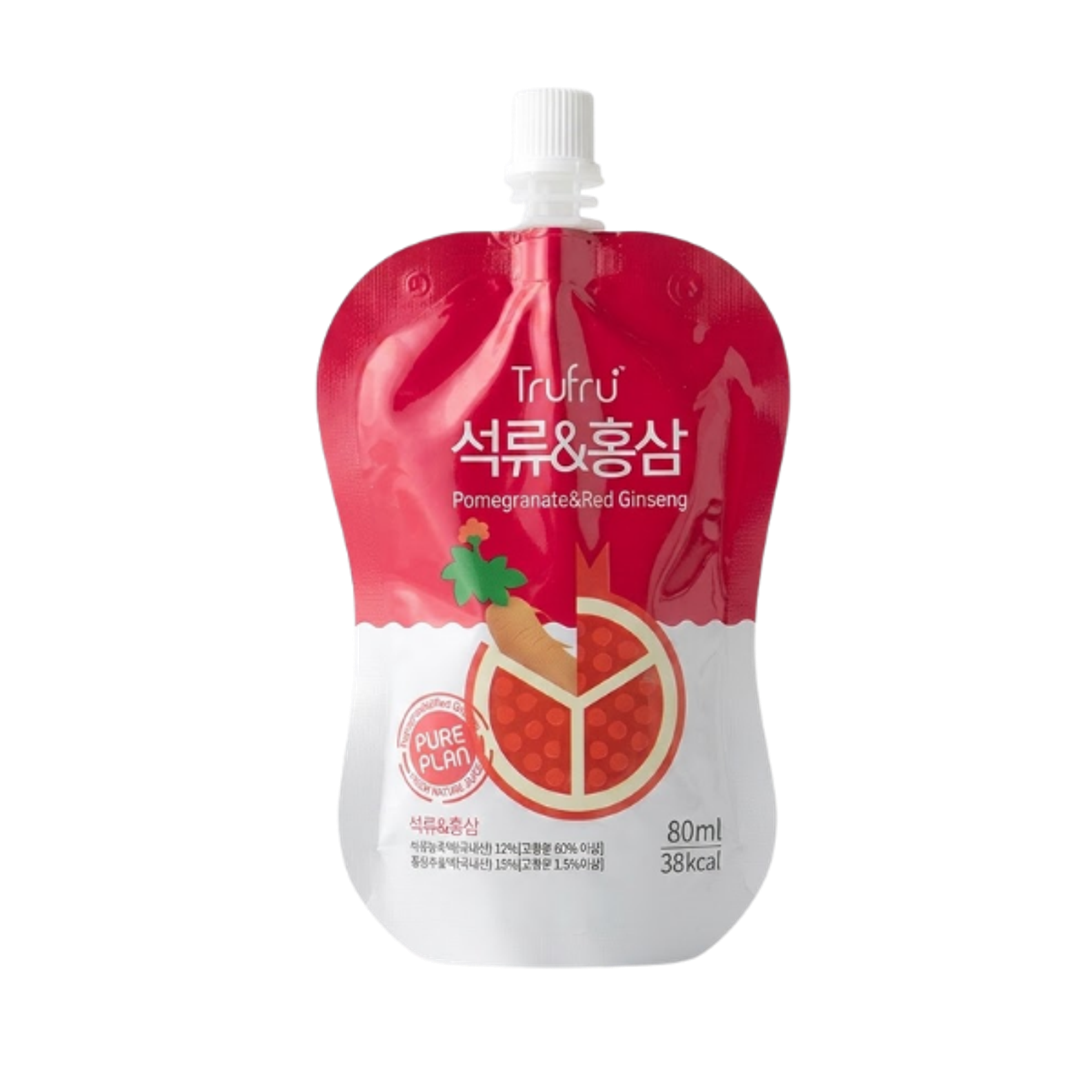 PUREPLAN Granatapfel & Roter Ginseng Juice 80ml