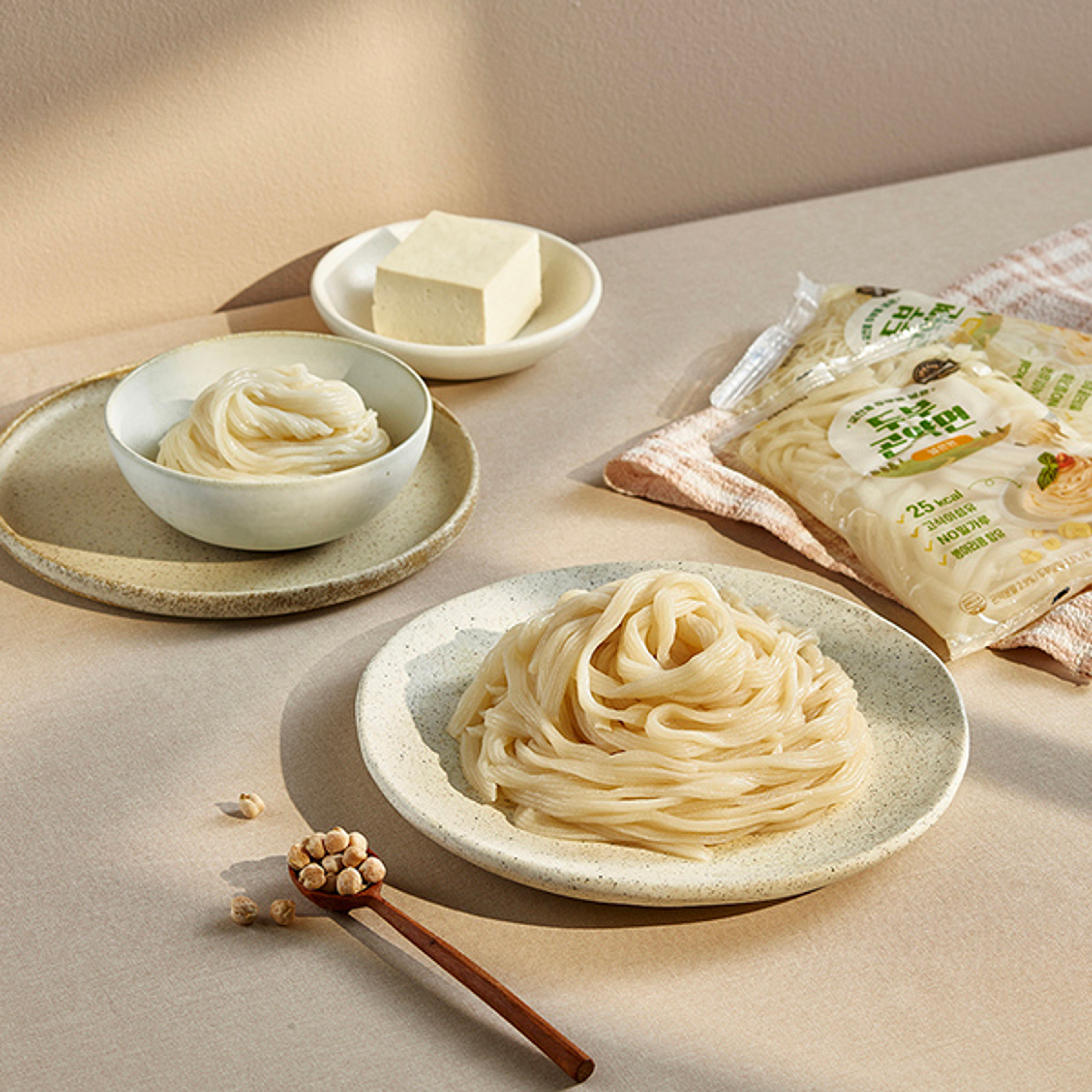 RARASFARM Tofu Konjak Fettuccine 180g | Breite Nudeln, 25 kcal – Glutenfrei & Vegan