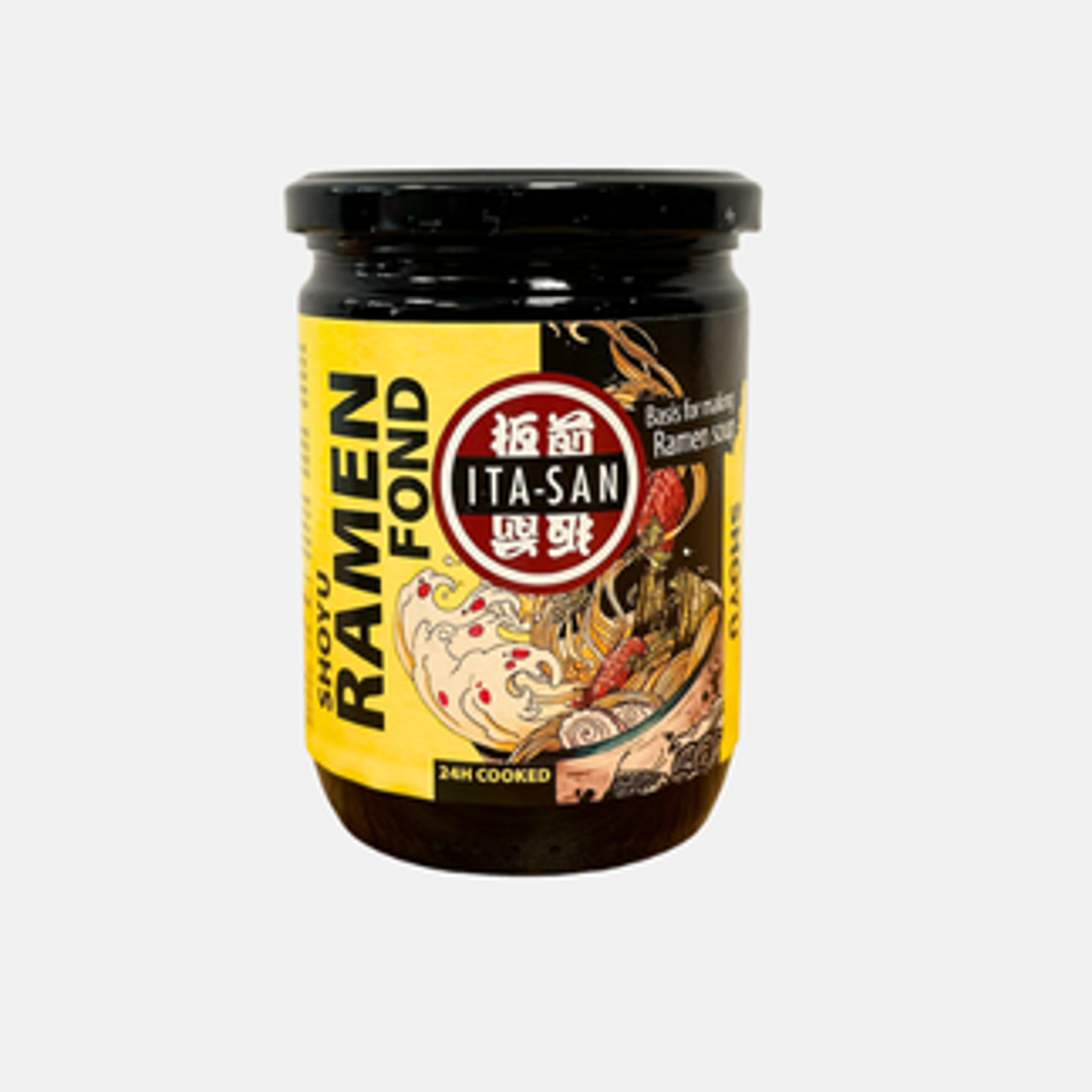 ITASAN Shoyu Ramen Fond 440ml – Soy Sauce-Based Ramen Broth