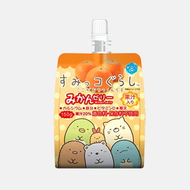 YOKOO SUMIKKO Sumikkogurashi Jelly Orange 150g – Orangengeschmack in niedlicher Form