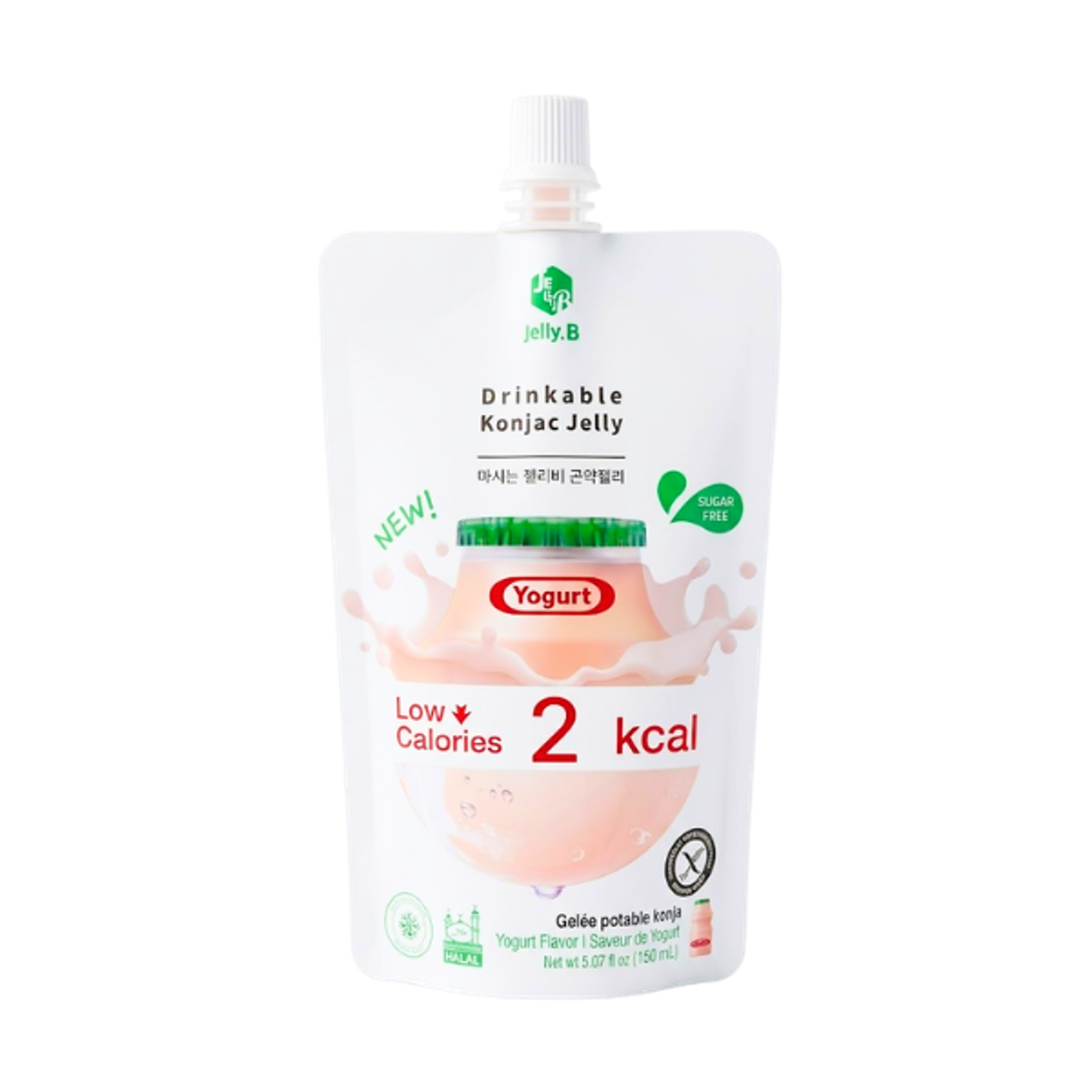 Jelly.B Drinkable Konjac Jelly Yogurt 150ml | Sugar Free Konjac Jelly Drink