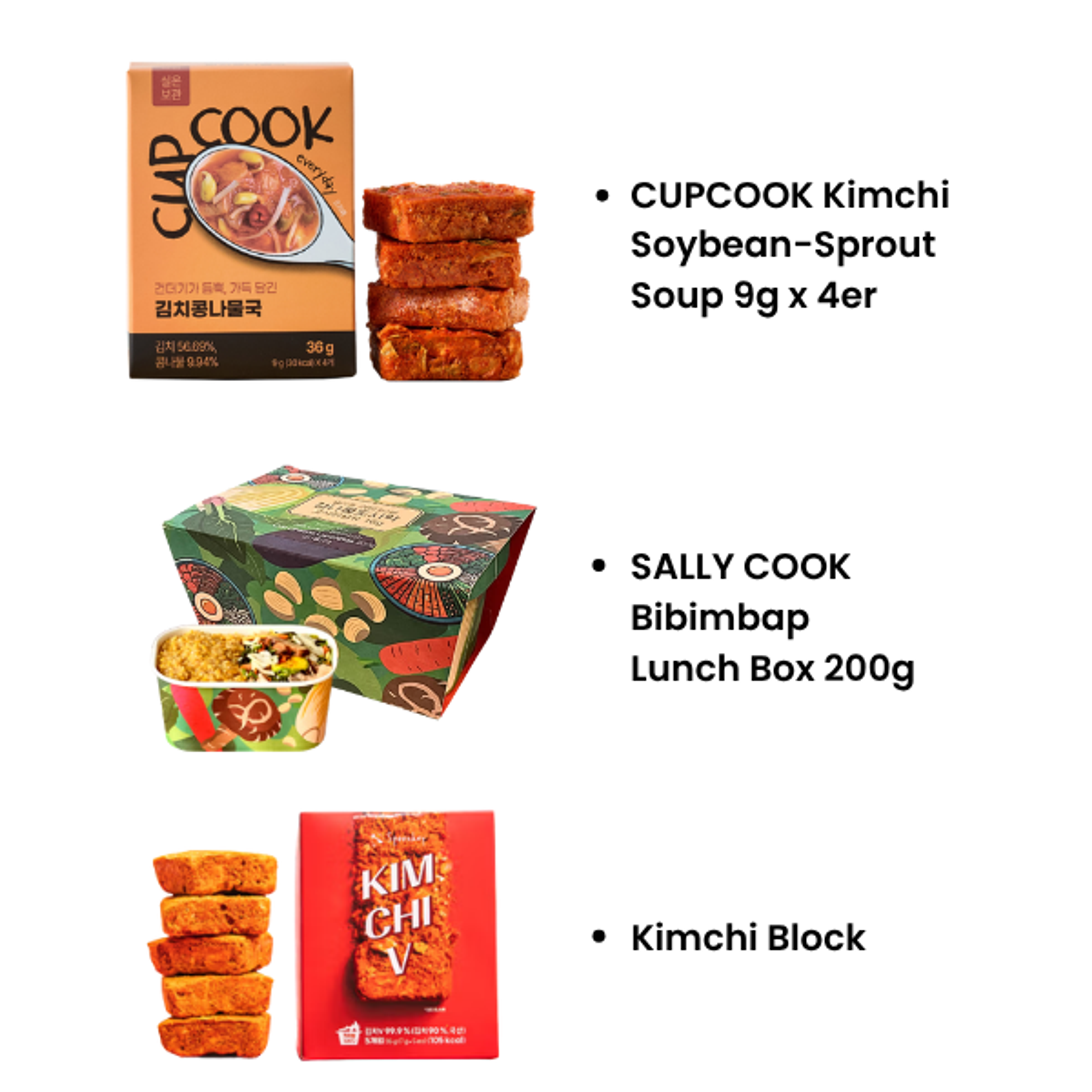 Healthy K-Instant Food Set | Premium Korean Food Box with Bibimbap, Soup & Rice Bowls