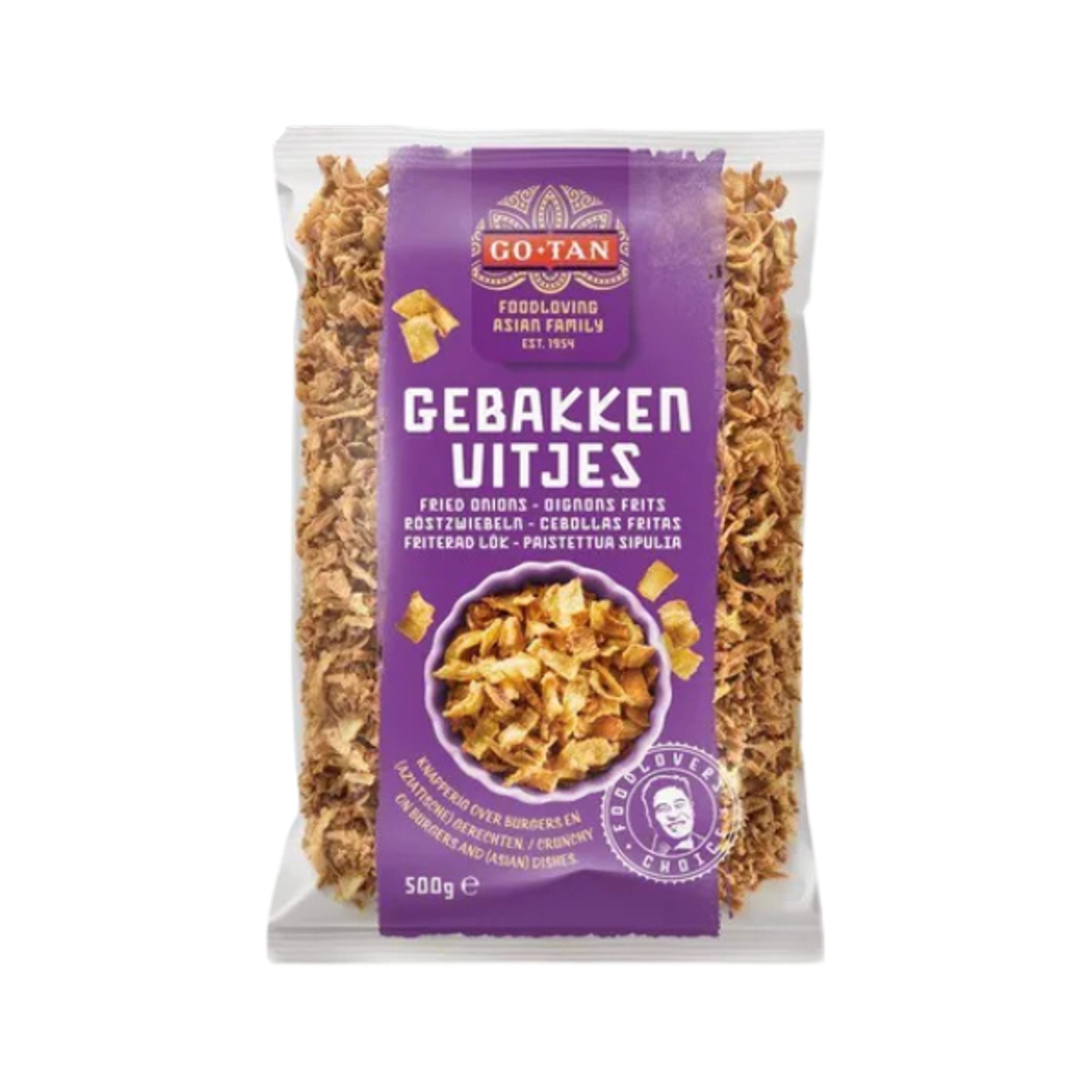 GO-TAN Fried Onion 500g | Crispy Fried Onions for Asian Dishes & Everyday Meals
