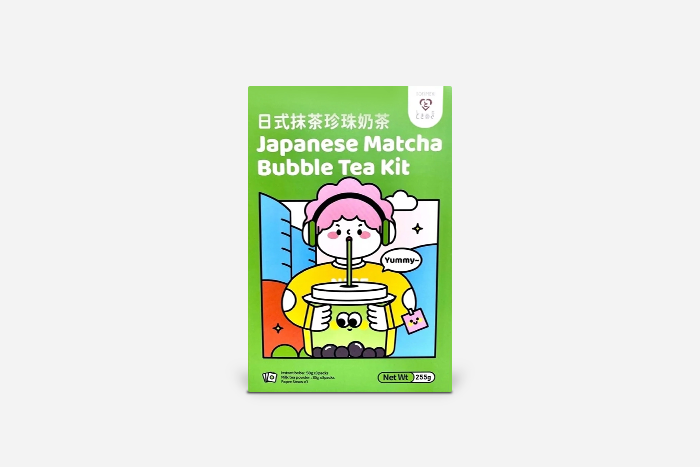 Tokimeki Japanese Matcha Bubble Tea Kit 255g - Hochwertige Zutaten