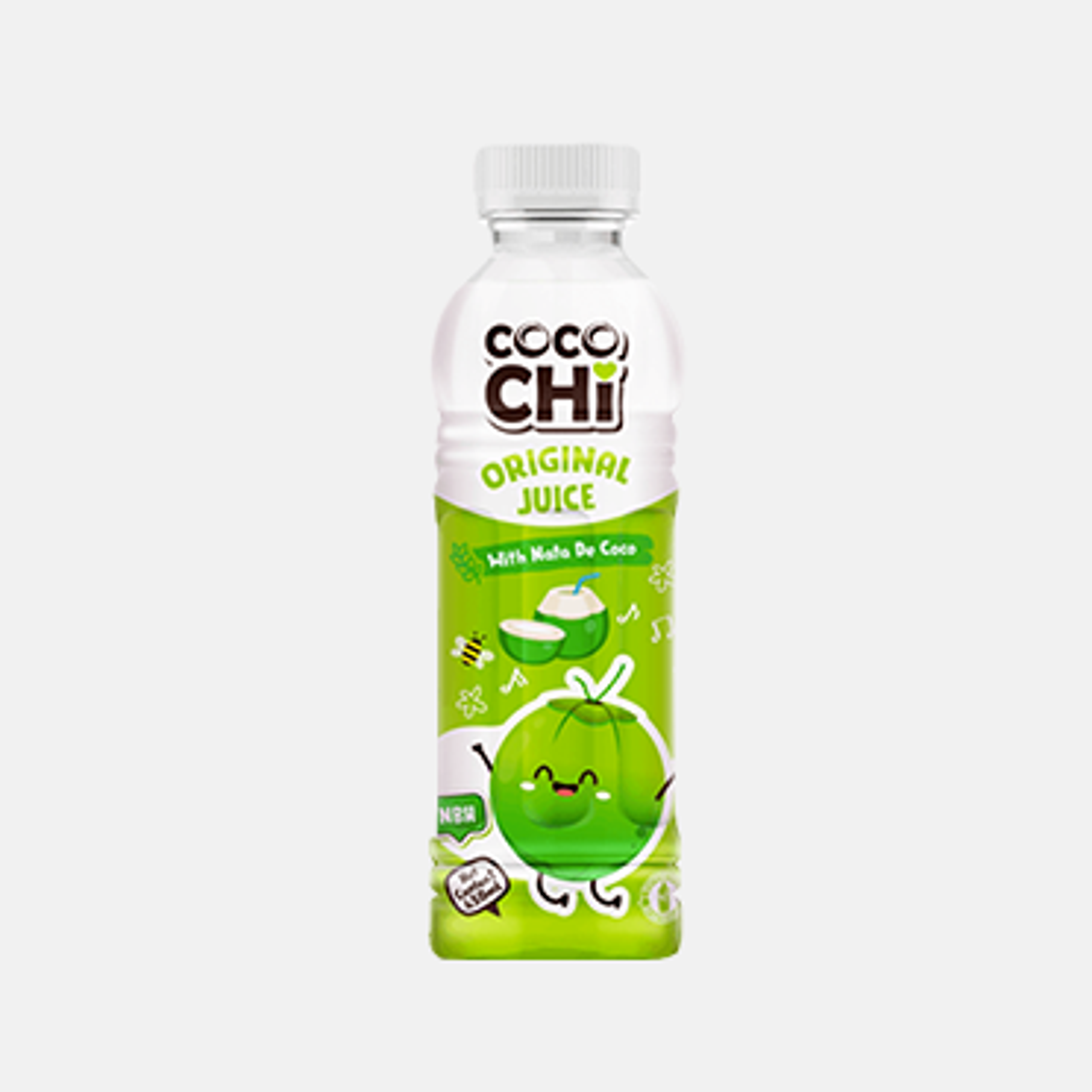 COCOCHI Original mit Nata De Coco 450ml - Erfrischendes Getränk mit exotischer Textur