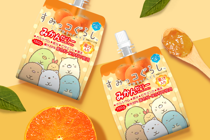 YOKOO SUMIKKO Jelly Orange 150g – fruity, happy snack enjoyment
